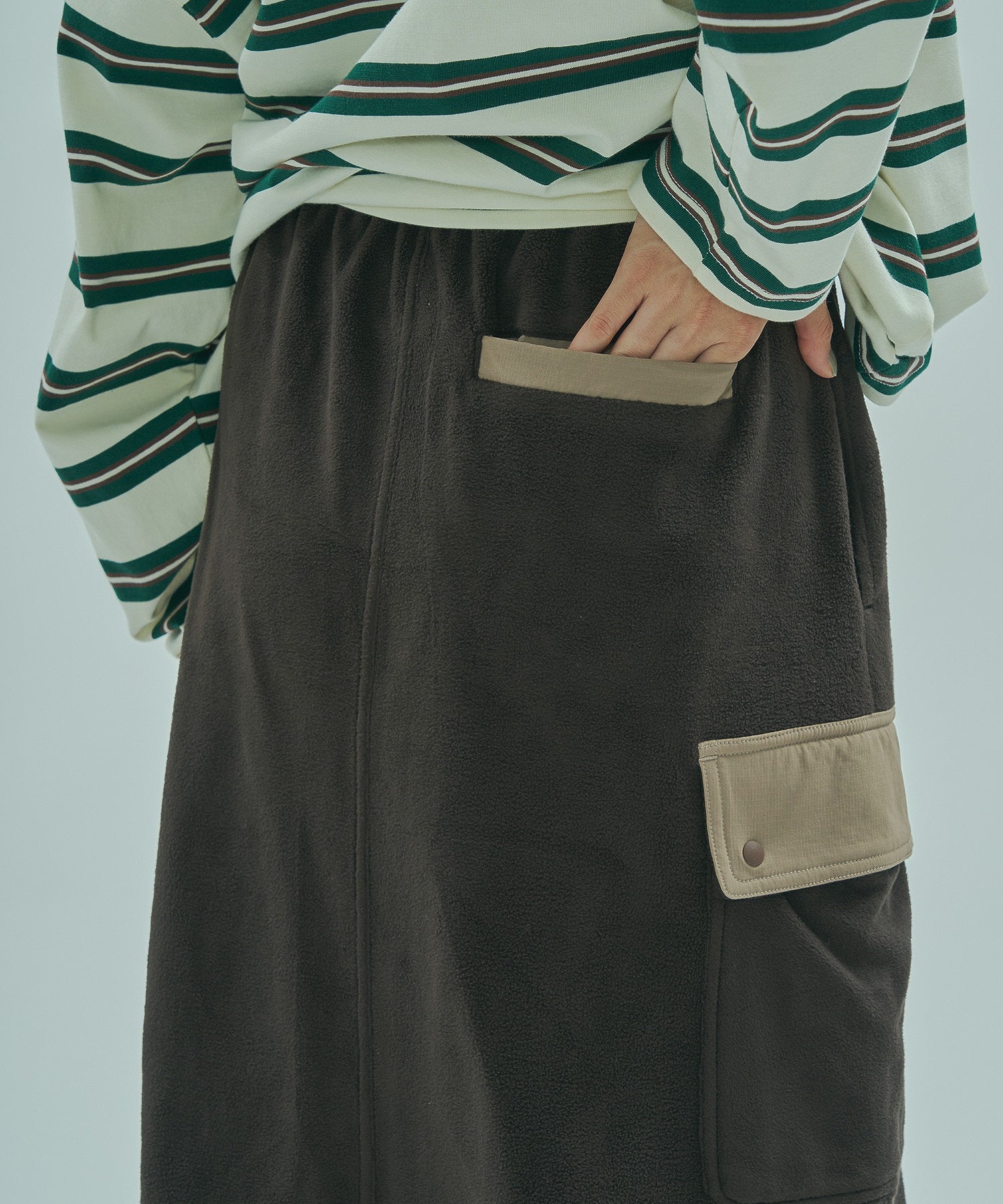 SPALDING x ROSE BUD FLEECE SKIRT