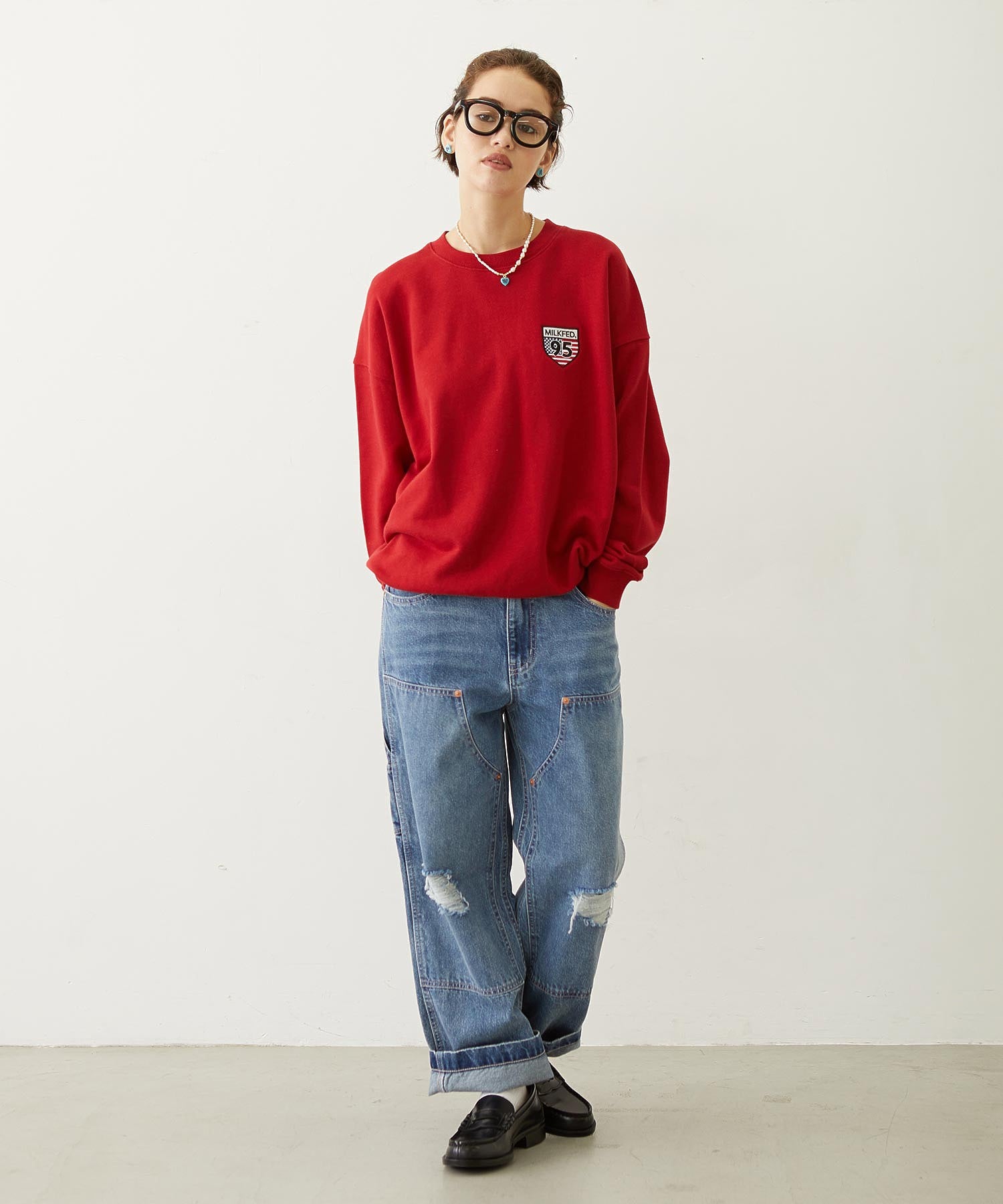 AMERICAN FLAG SWEAT TOP