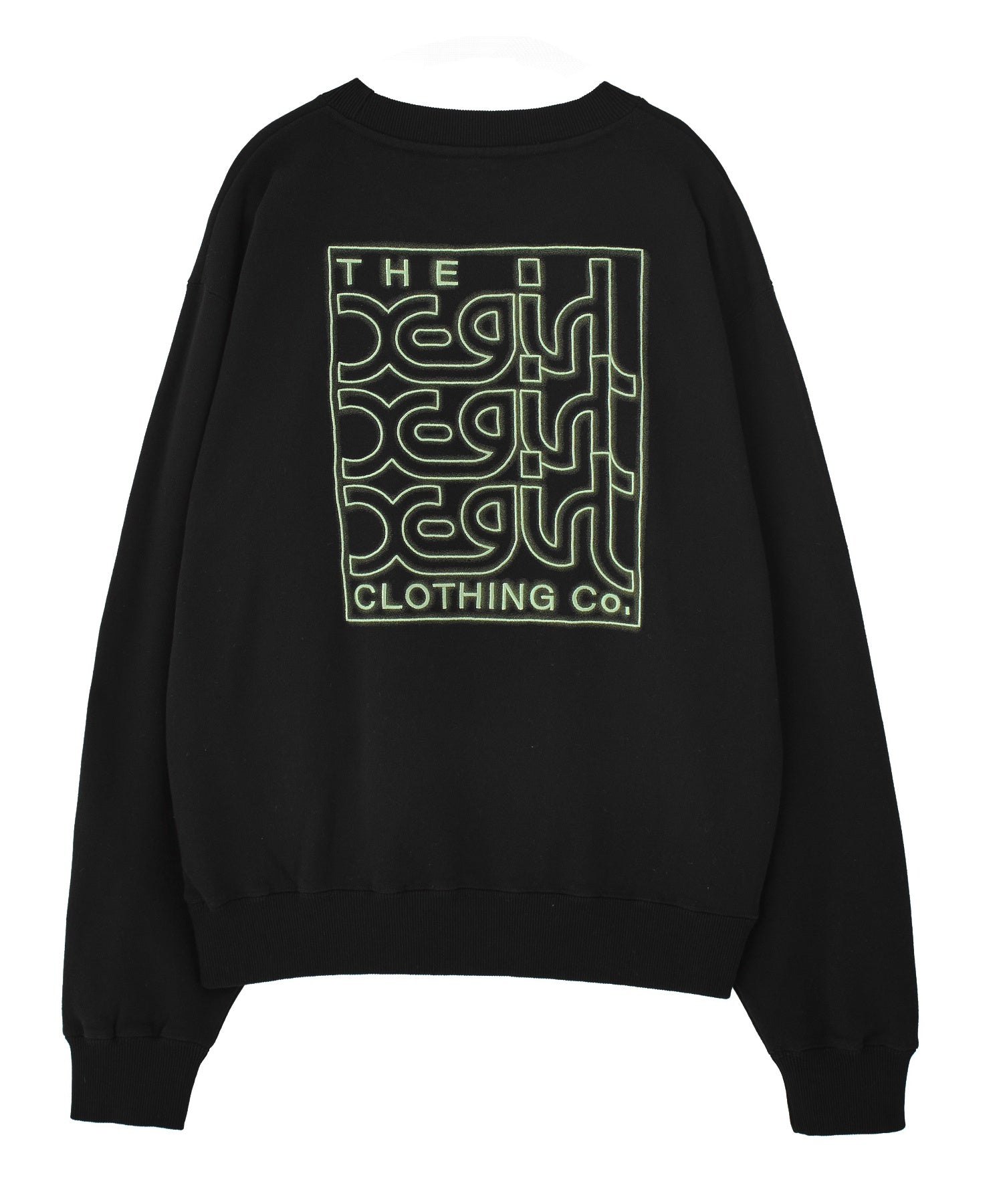 NEON BOX EMBROIDERED LOGO SWEAT TOP