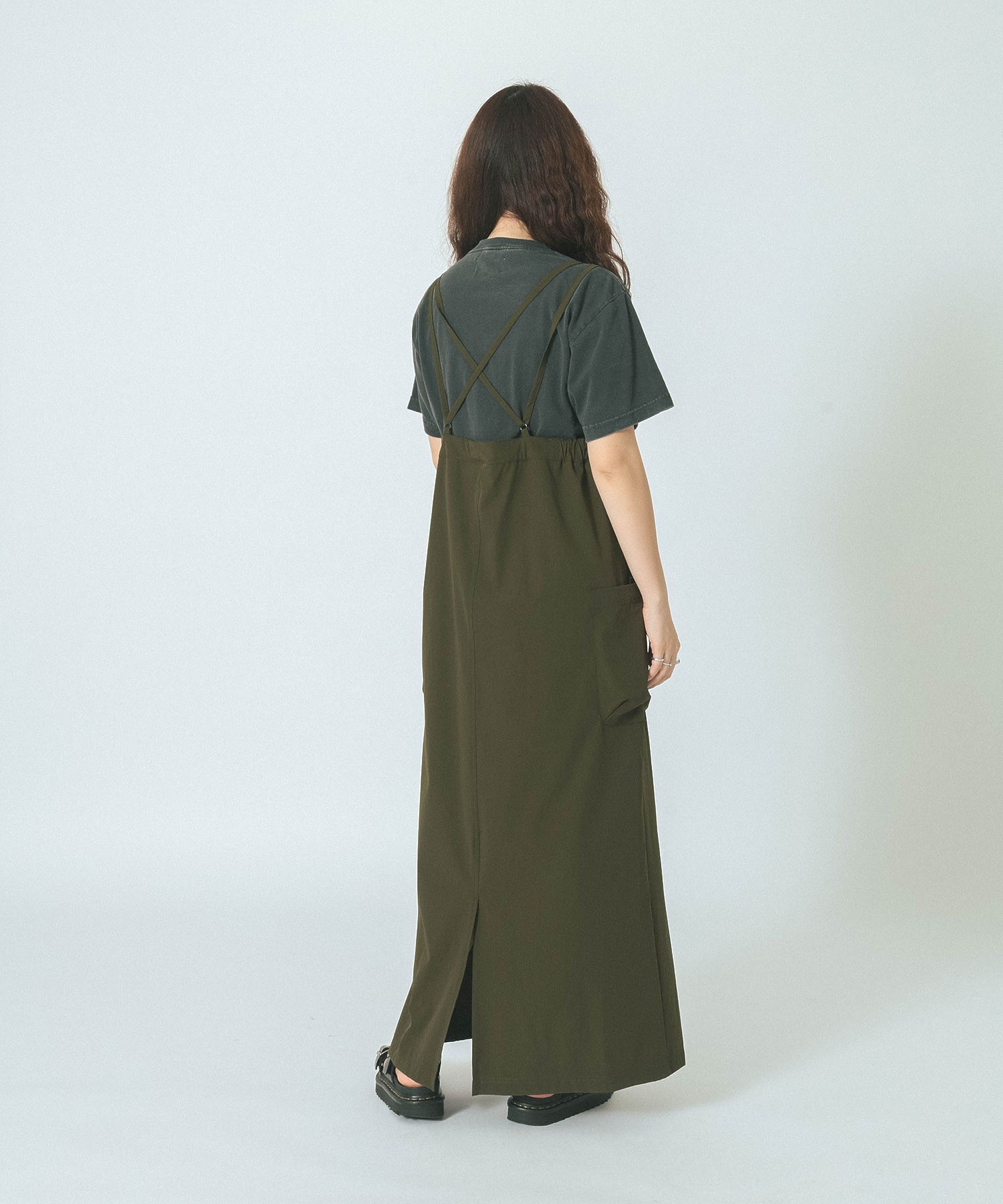 THOUSAND MILExGENE HEAVENS/BACK CROSS NALLOW STRAP DRESS