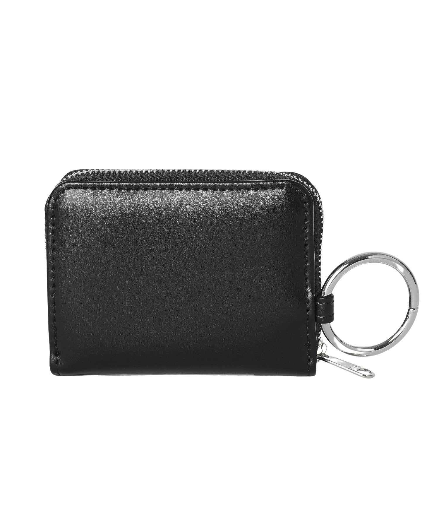 OVAL LOGO FAUX LEATHER COIN AND CARD CASE X-girl