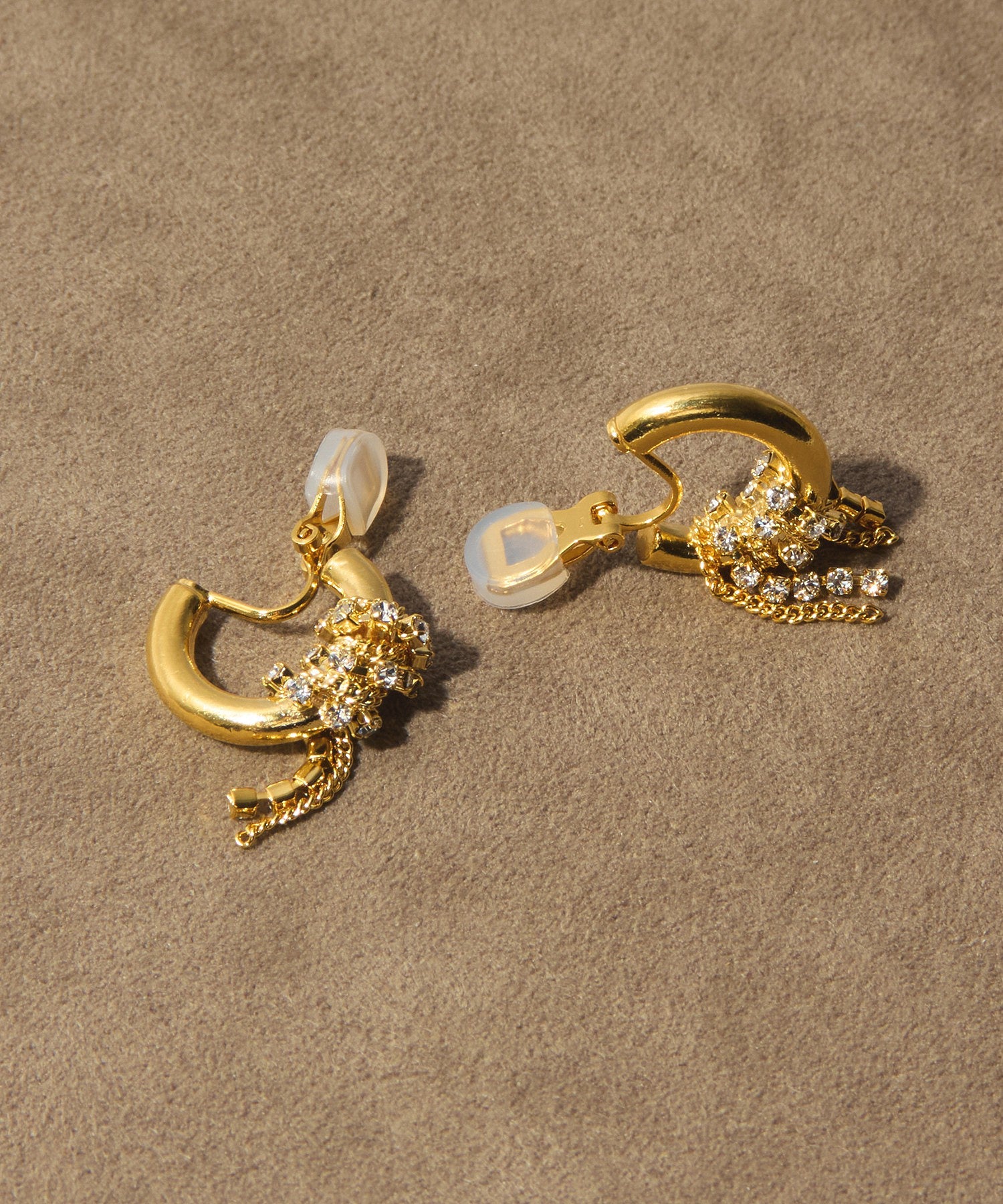 loni/LUPINUS BIJOU CHAIN EARRINGS