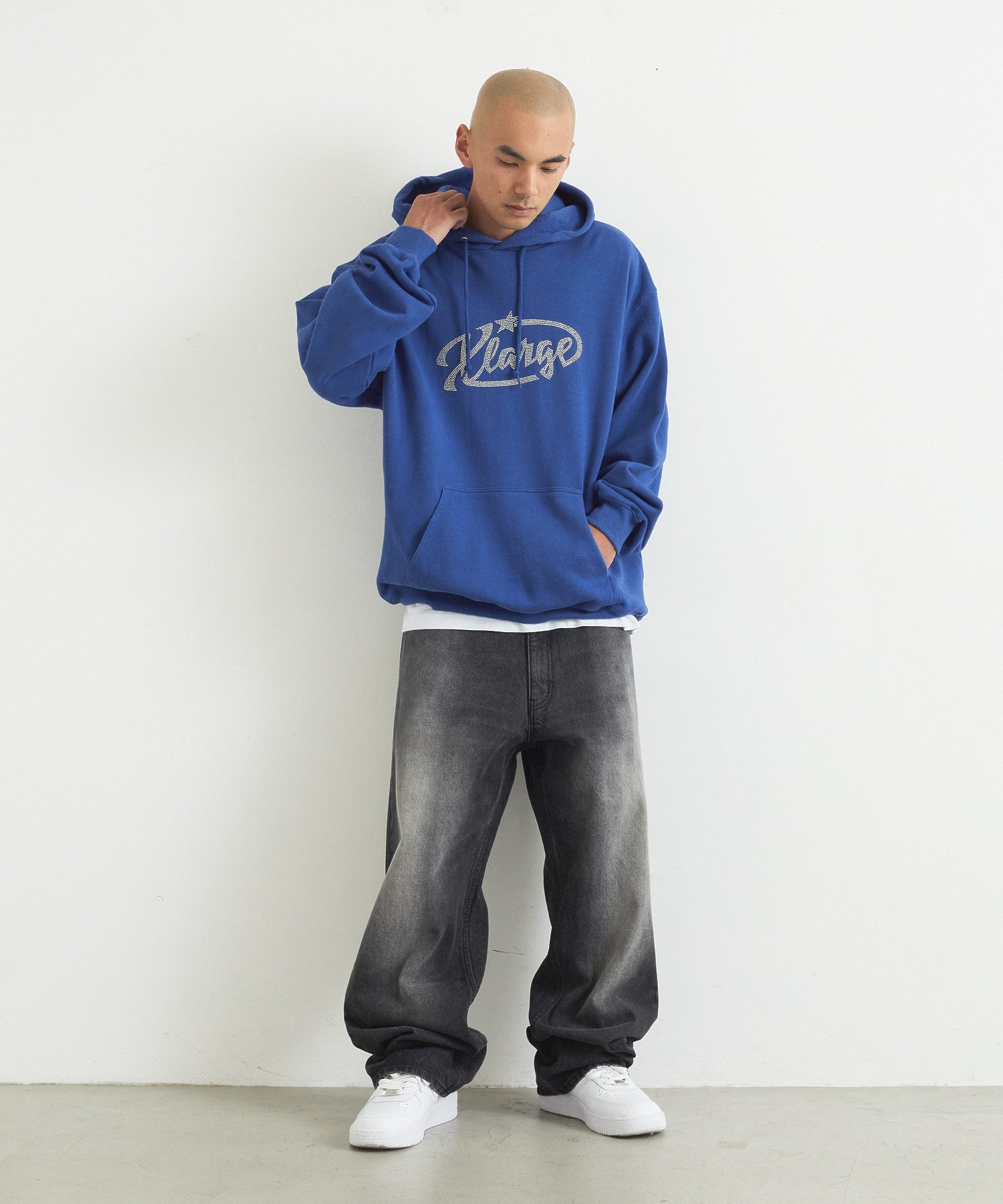 FADED DENIM PANTS
