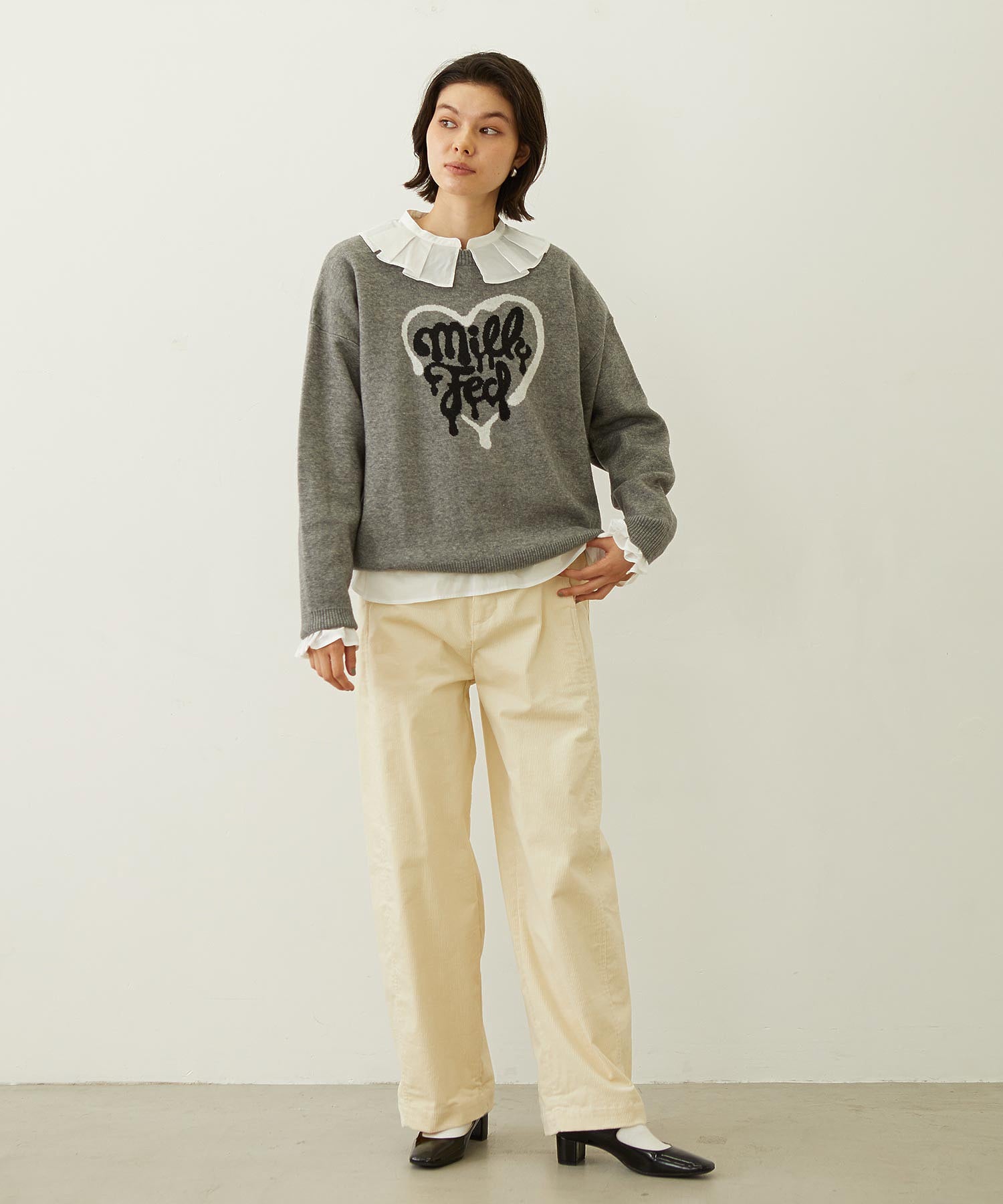 MELTY HEART KNIT TOP