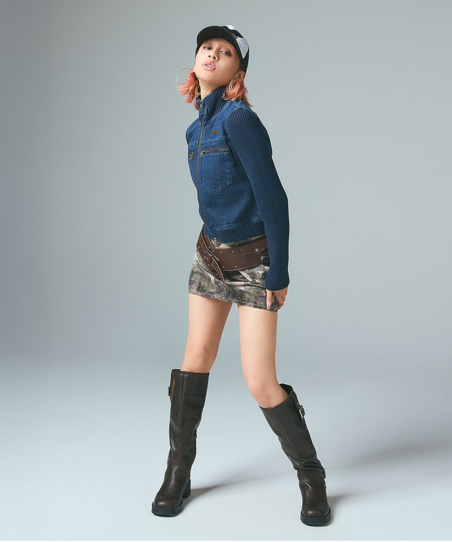 FLAP POCKET MINI SKIRT