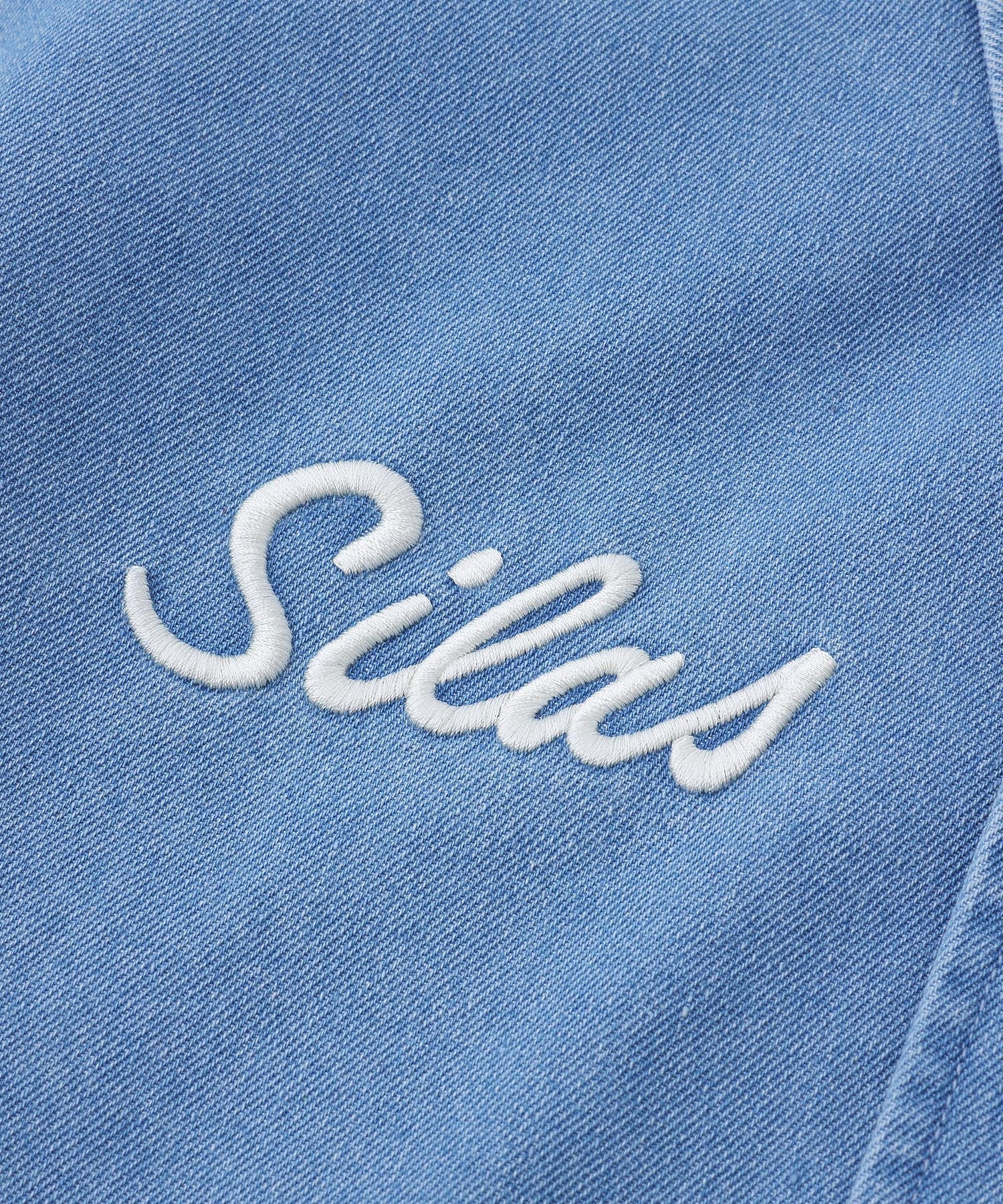 DENIM VARSITY JACKET SILAS