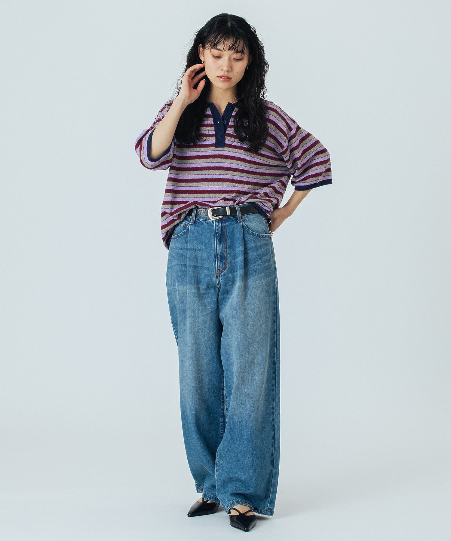 model:167cm 着用サイズ:M