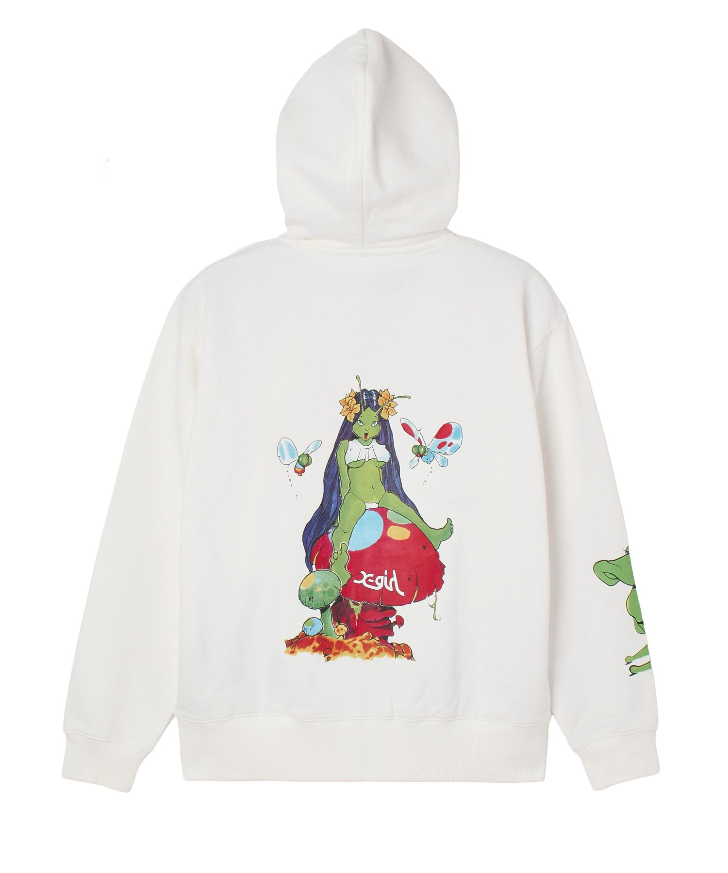 X-girl × Mark Bode ZIP UP SWEAT HOODIE