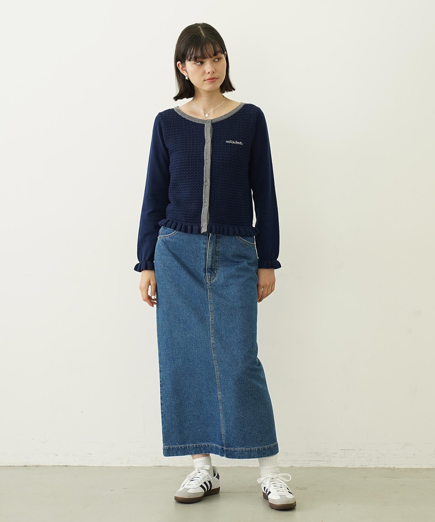 DENIM LONG SKIRT