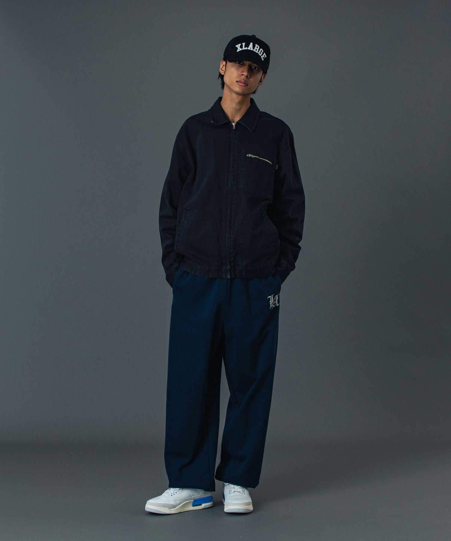 RHINESTONE LOGO MESH CAP