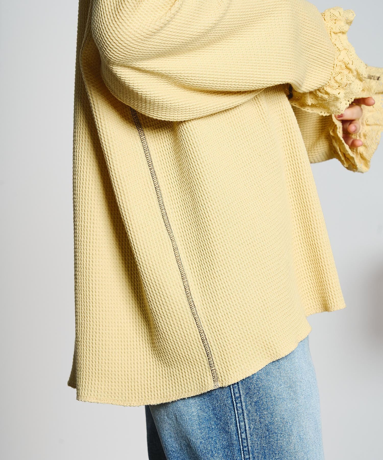 CREOLME/HENRY NECK L/S PULLOVER