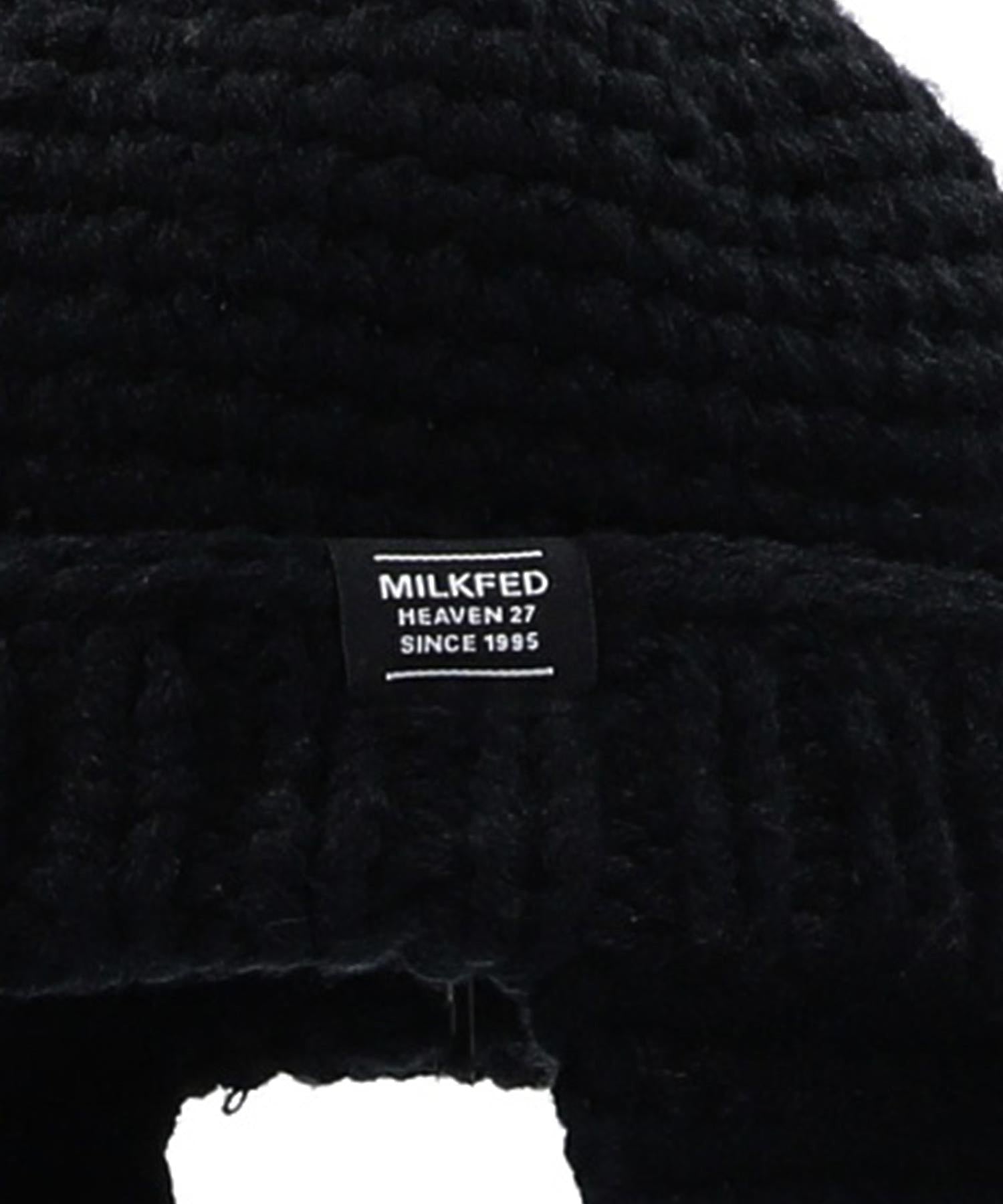 LOGO EARFLAP KNIT CAP MILKFED. – calif（カリフ）公式サイト