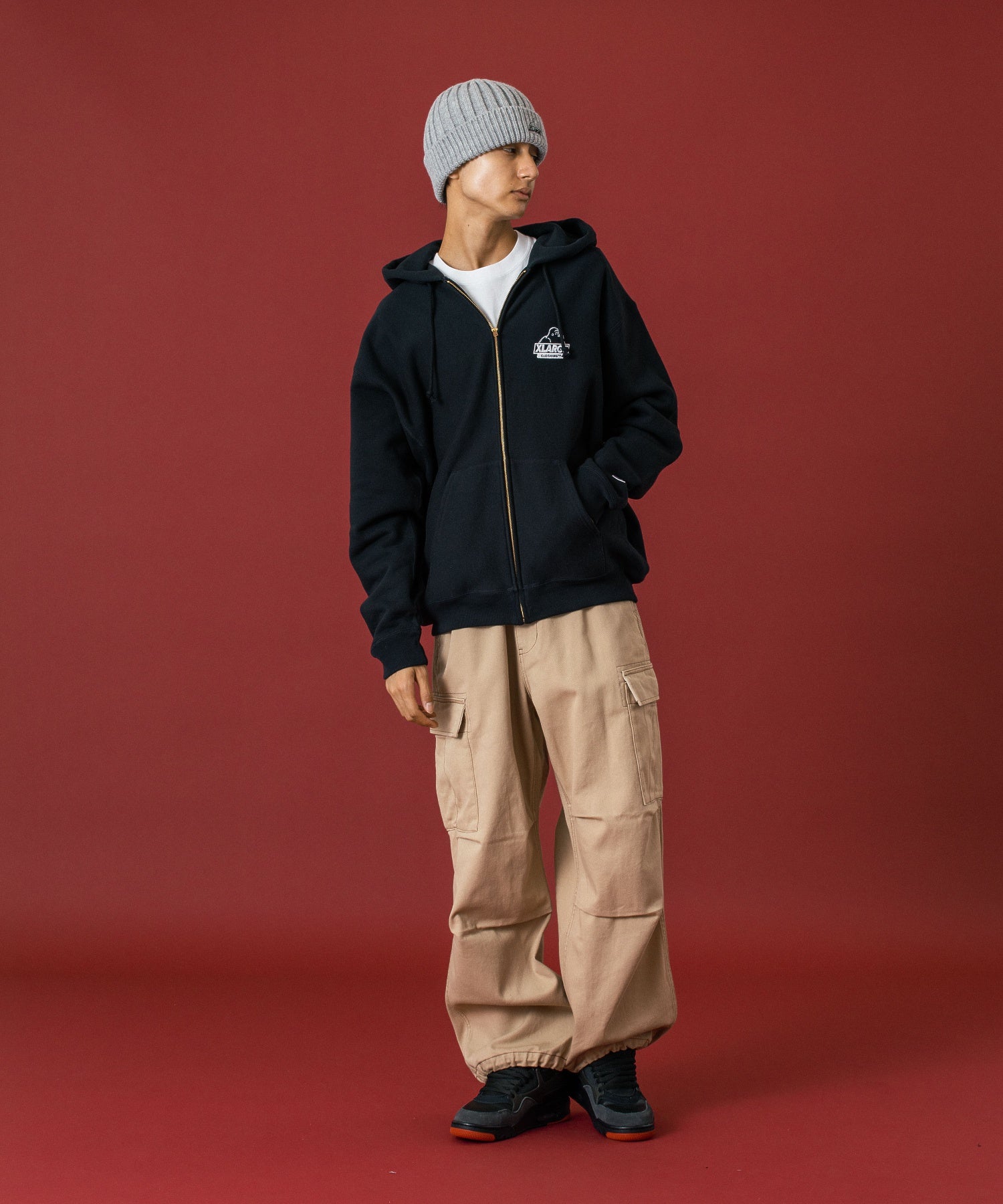 SLANTED OG RIB KNIT CAP