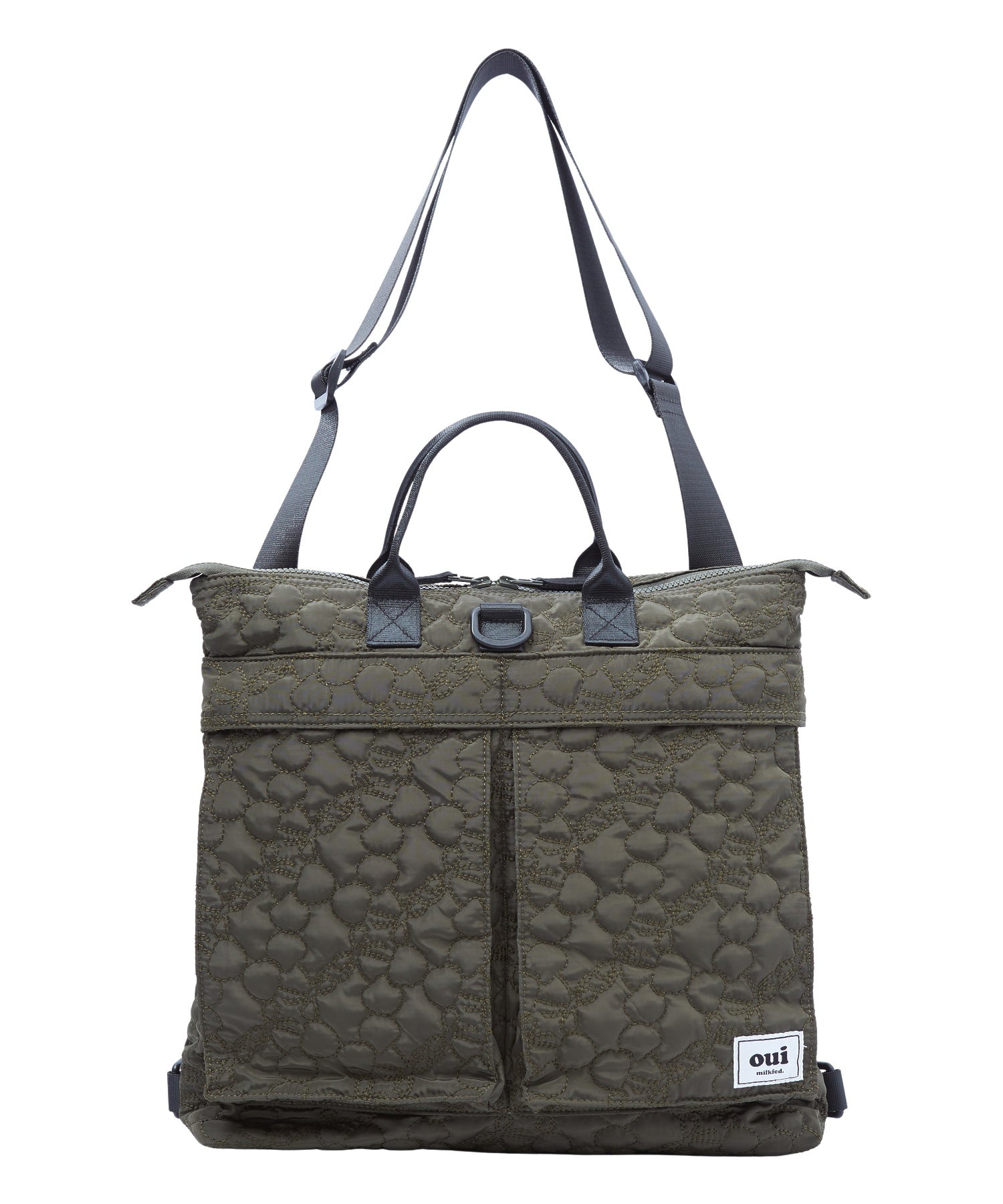 CHERRY QUILTED HELMET BAG