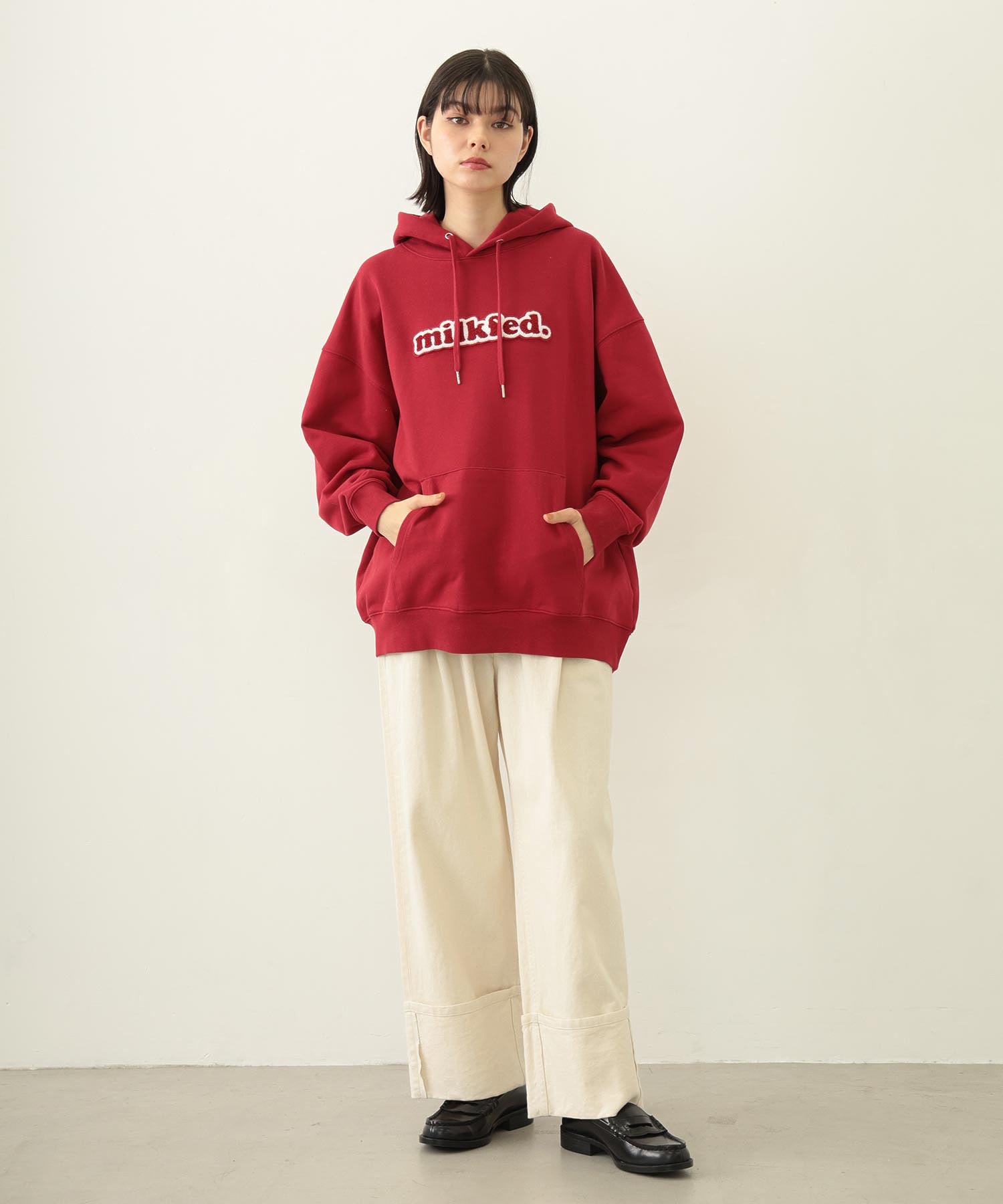 COOPER LOGO WIDE SWEAT HOODIE