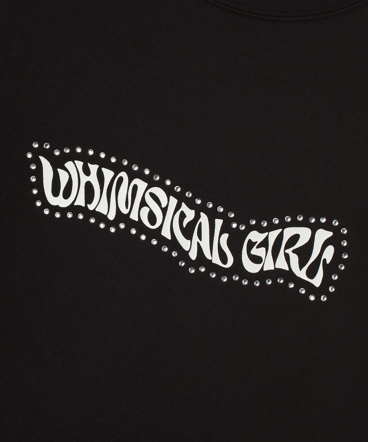 RHINESTONE AND BUTTERFLY LOGO S/S TEE
