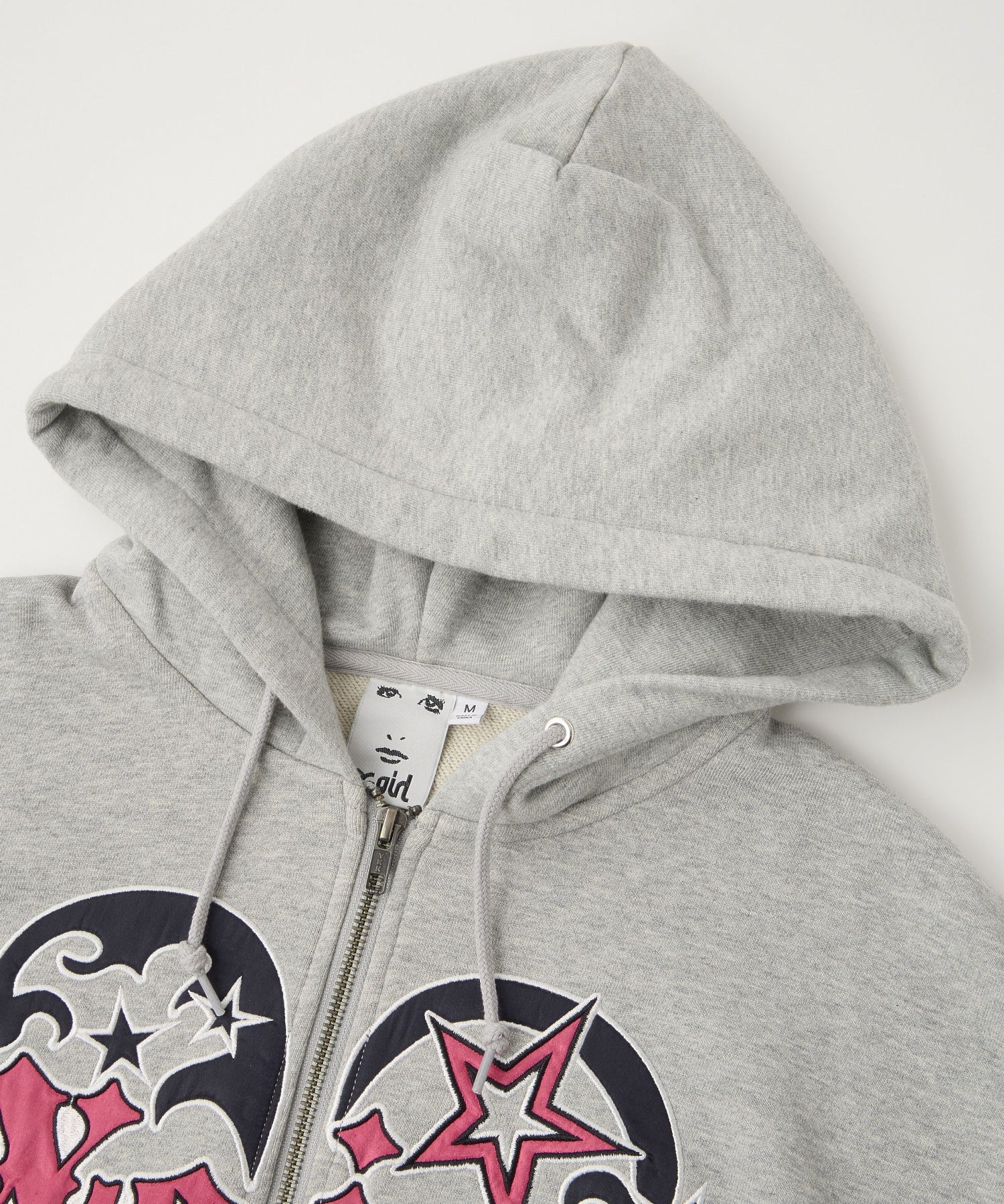 TRIBAL HEART ZIP UP SWEAT HOODIE