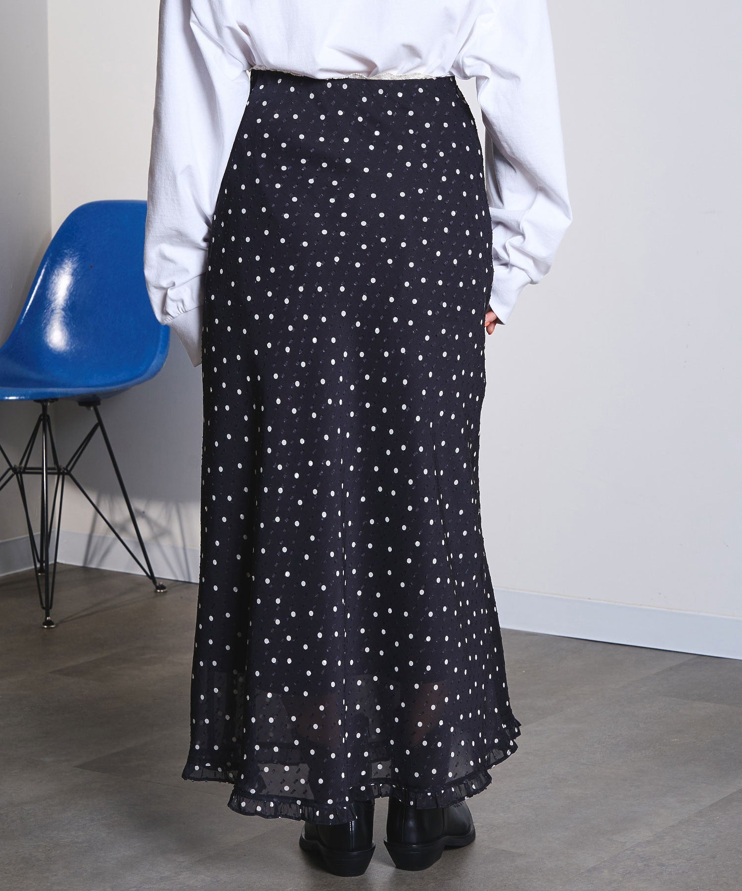 PRINTED NARROW SKIRT