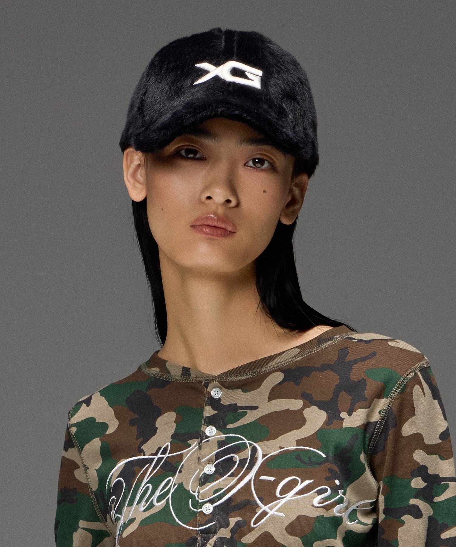 EMBROIDERED XG LOGO FUZZY CAP