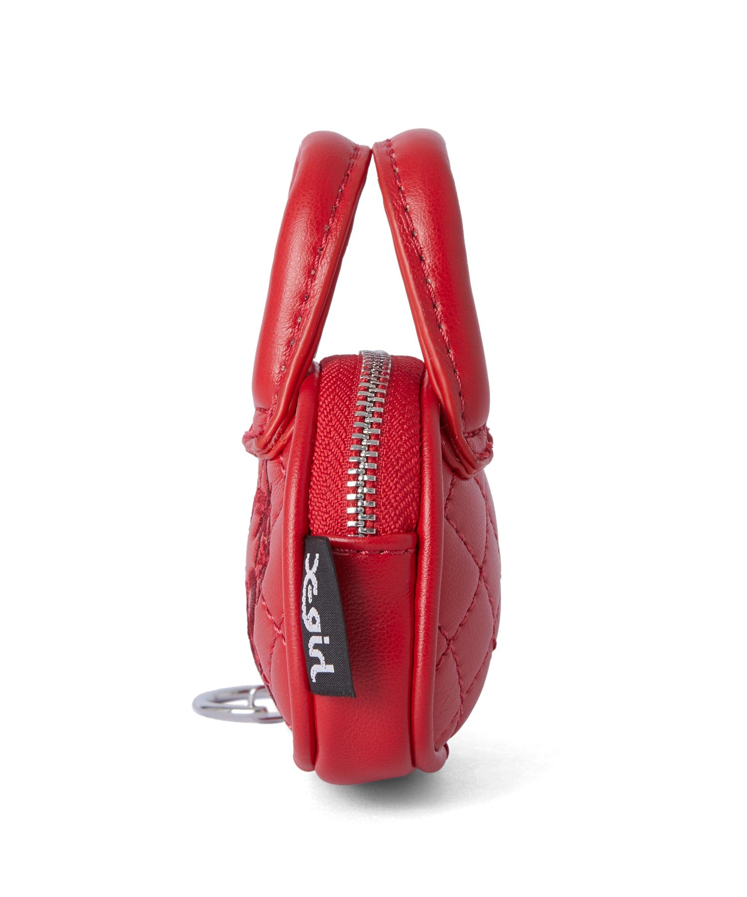 XG LOGO MINI QUILTED BOSTON BAG CHARM