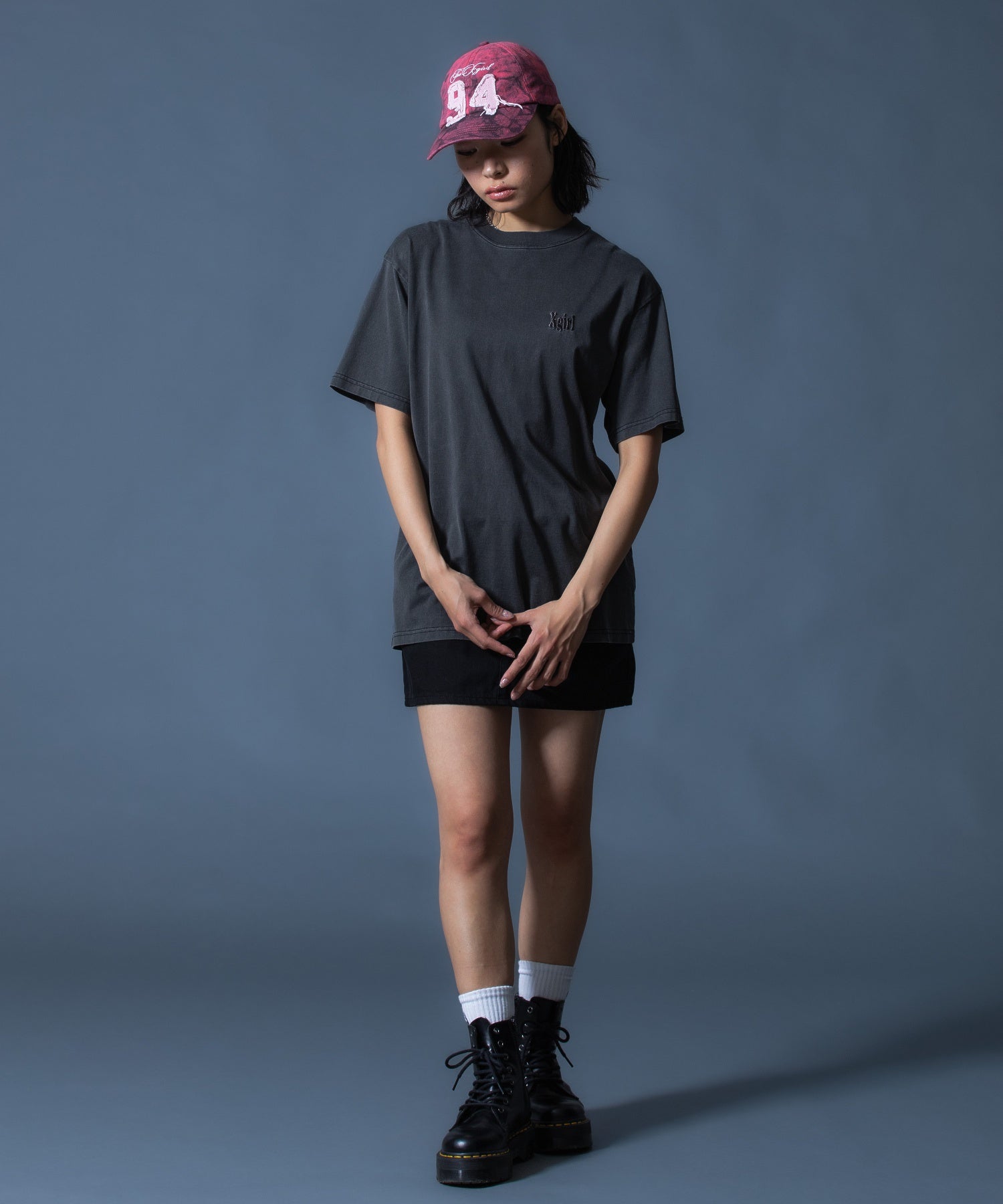 FADED NUMBER LOGO 6PANEL CAP