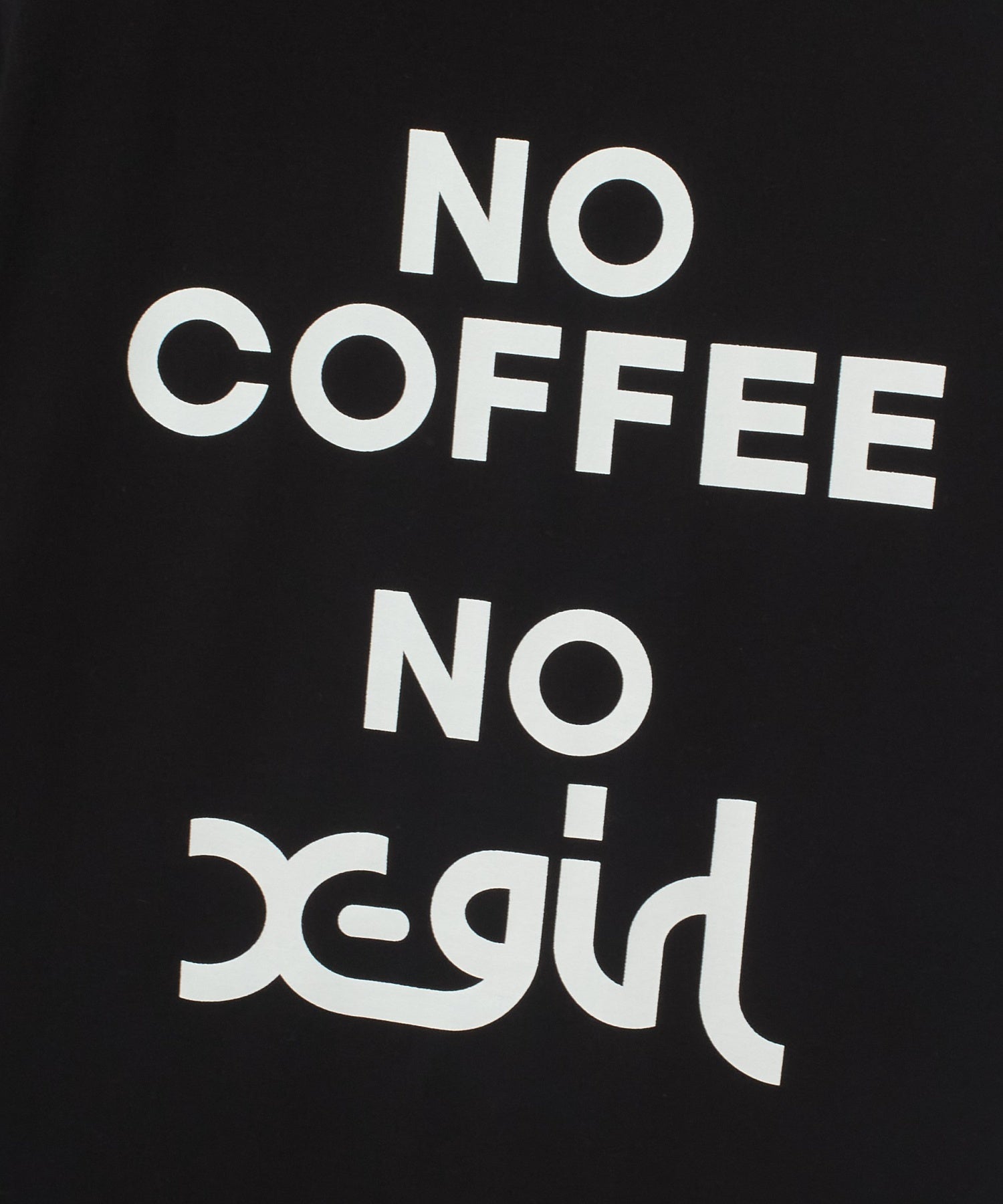 X-girl x NO COFFEE S/S TEE