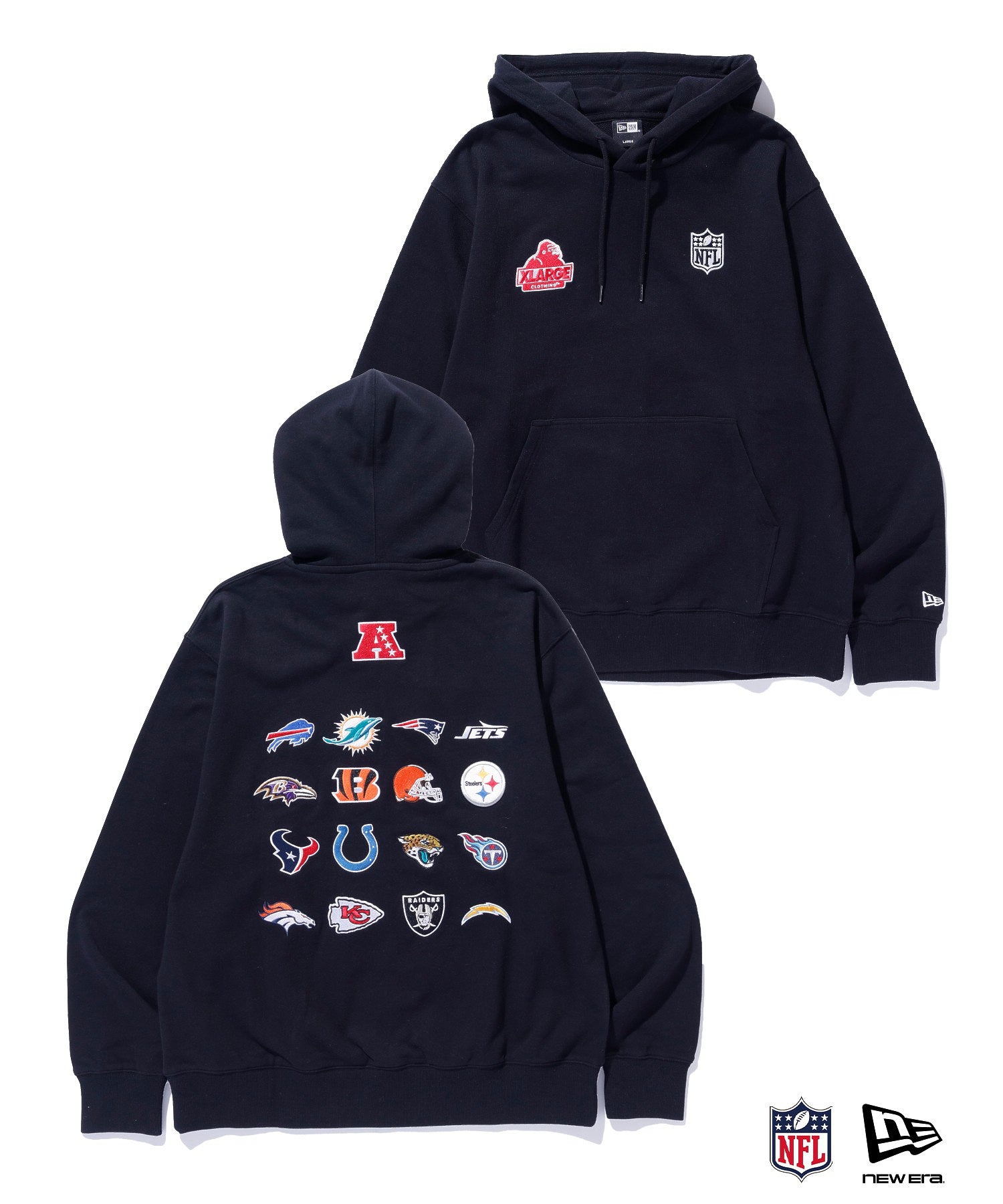 XLARGE×NEW ERA×NFL PULLOVER HOODED SWEAT SHIRT – calif（カリフ