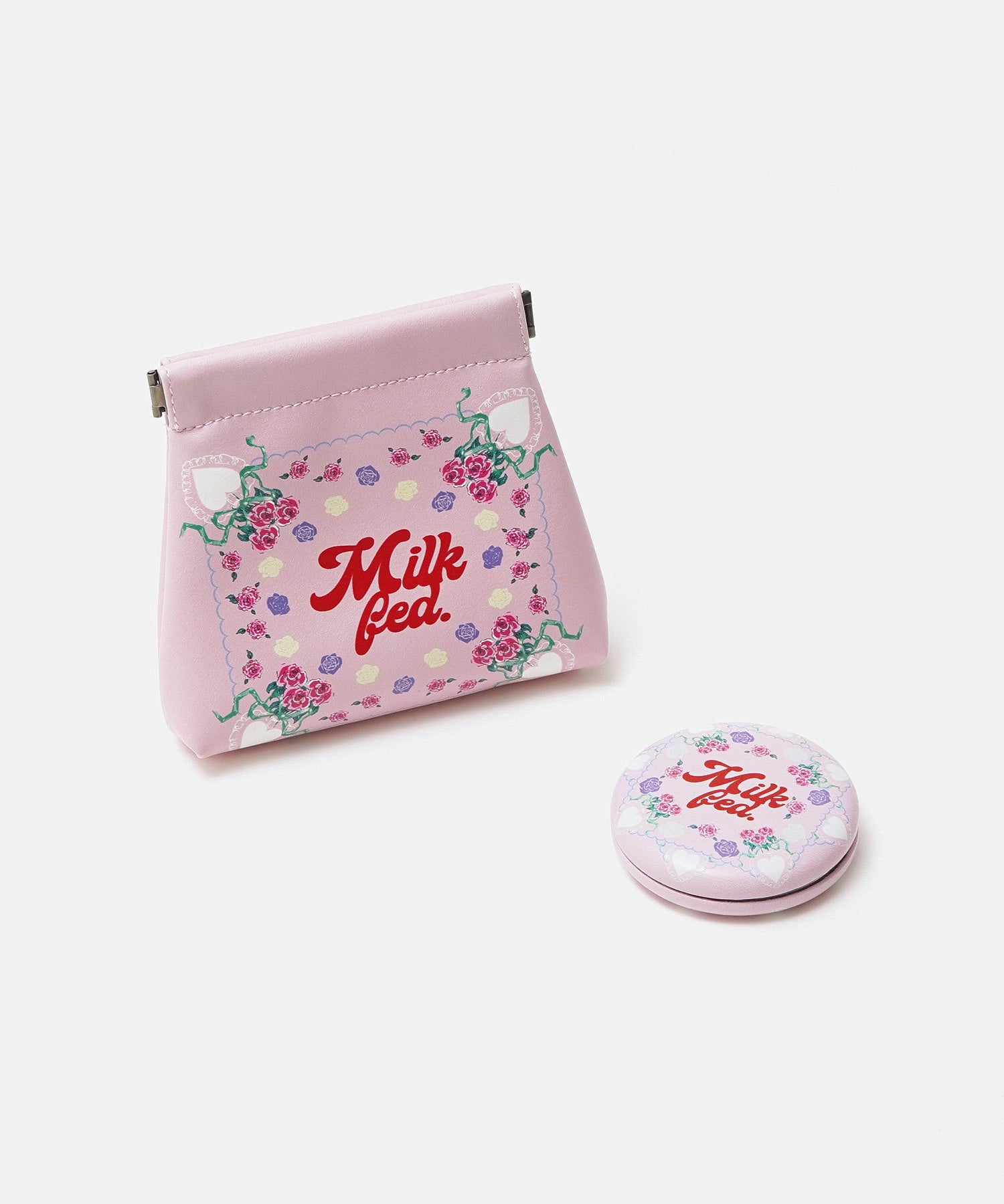 FLOWER PATTERN SPRING POUCH
