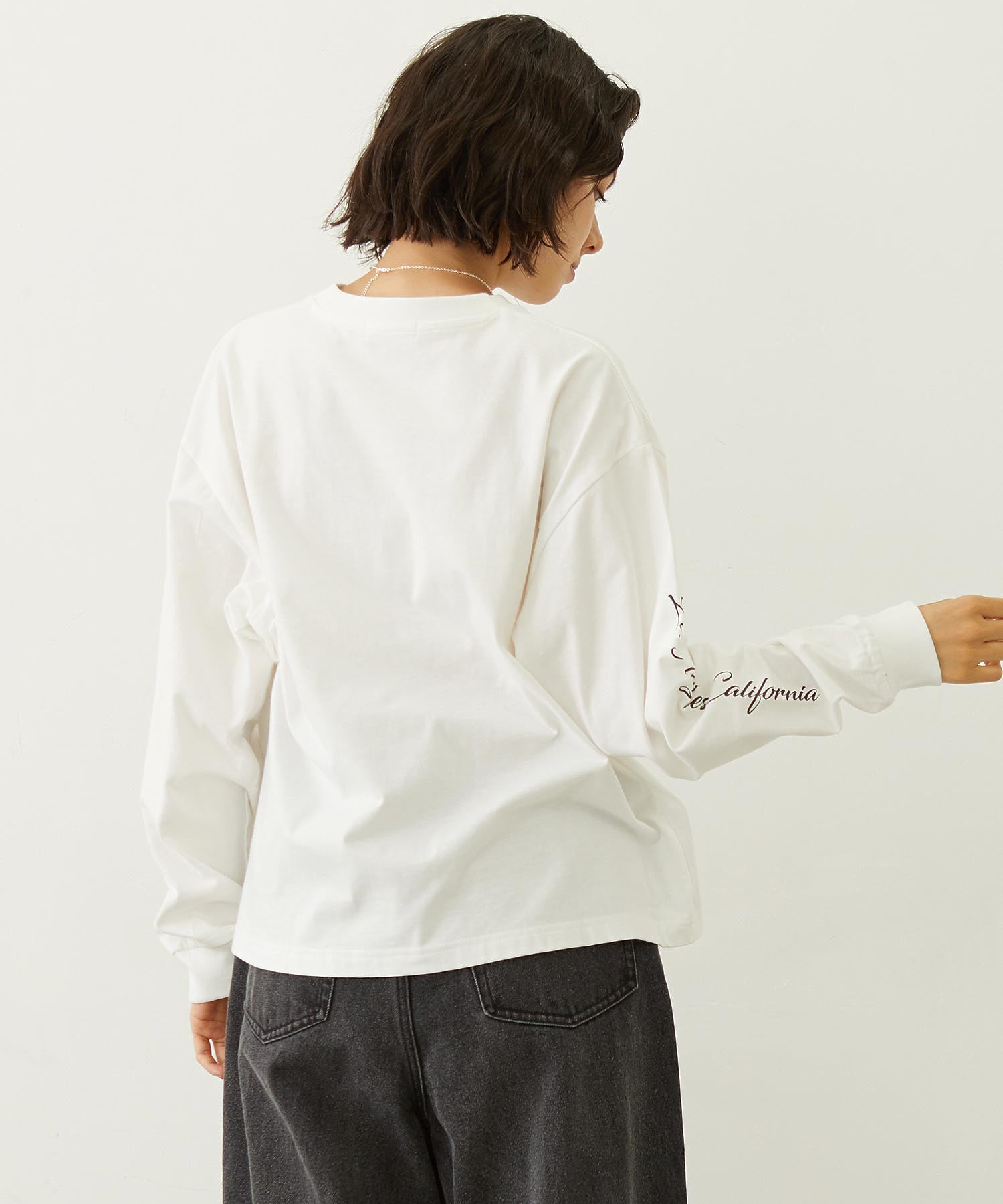HEART AND ROSE L/S TEE