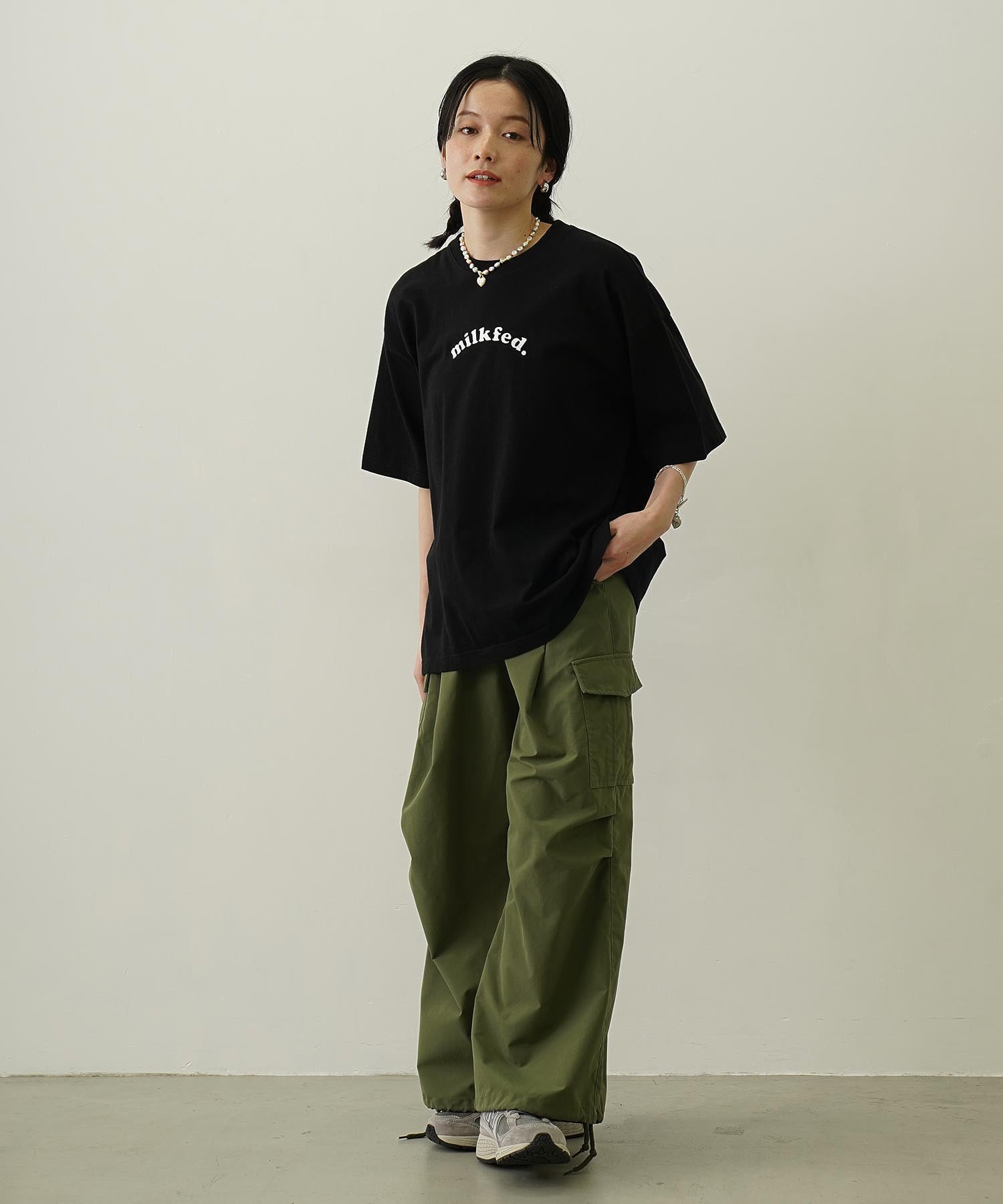 MILITARY WIDE LEG PANTS