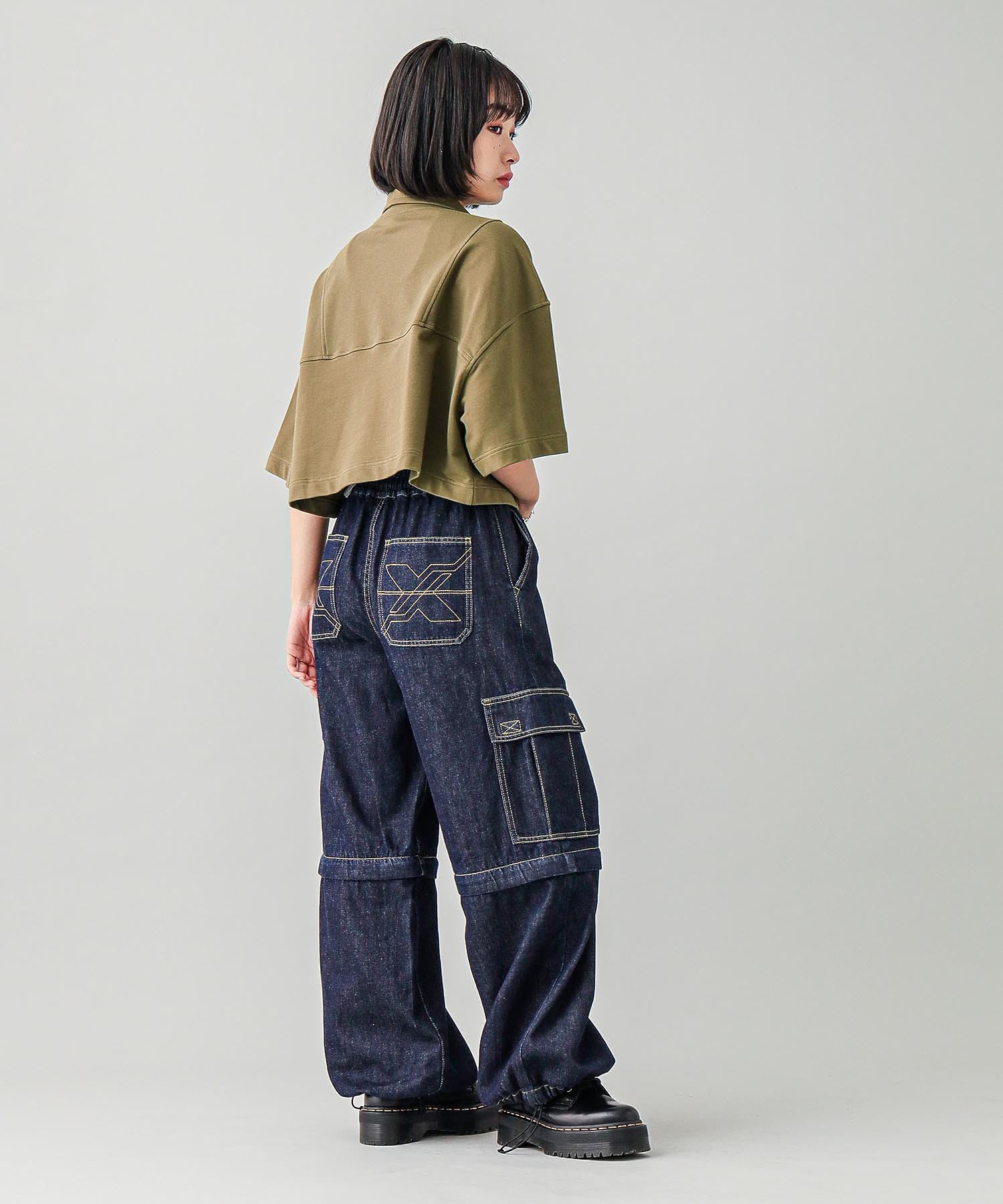 CROPPED ANORAK TOP