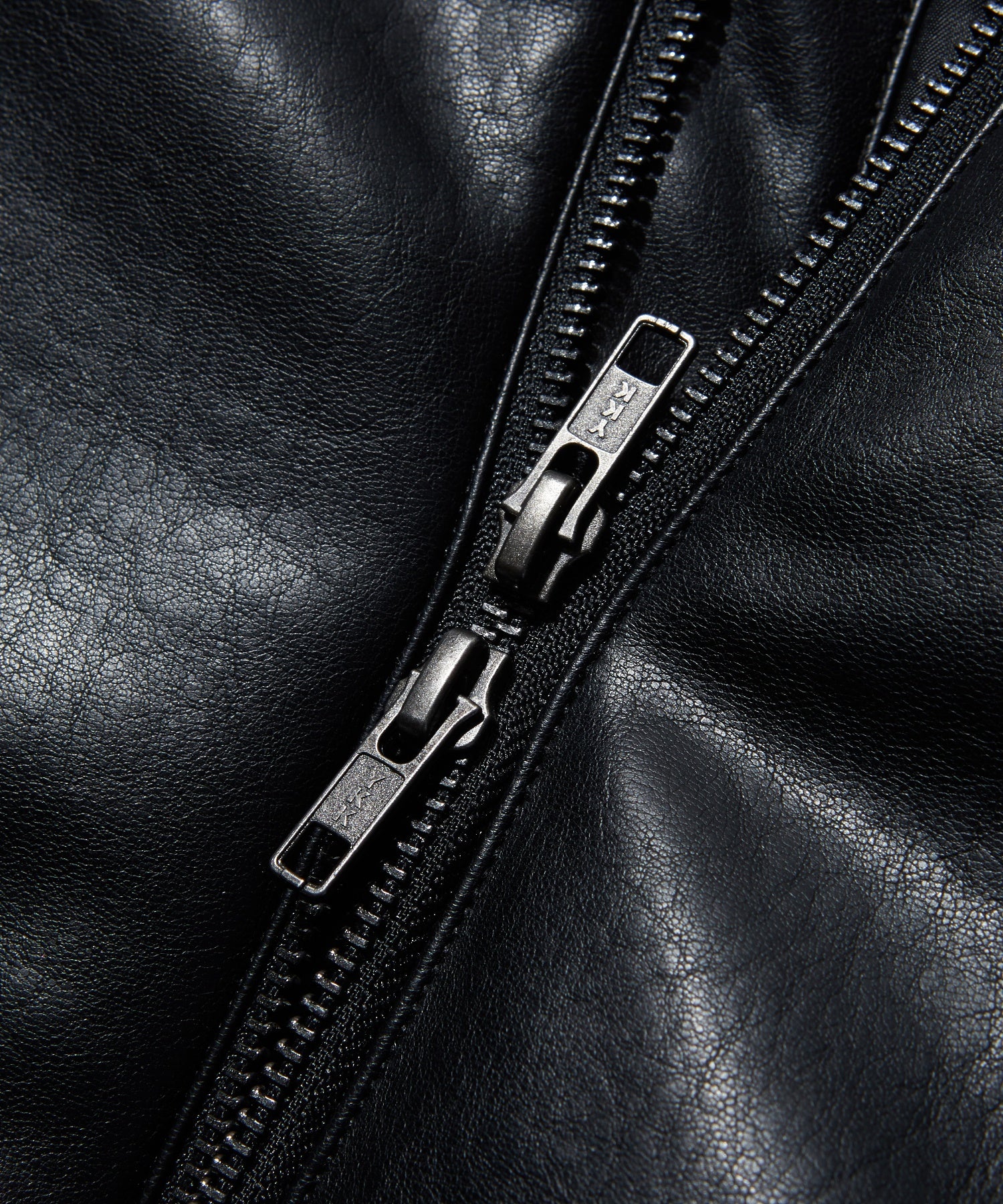FAUX LEATHER PADDED JACKET