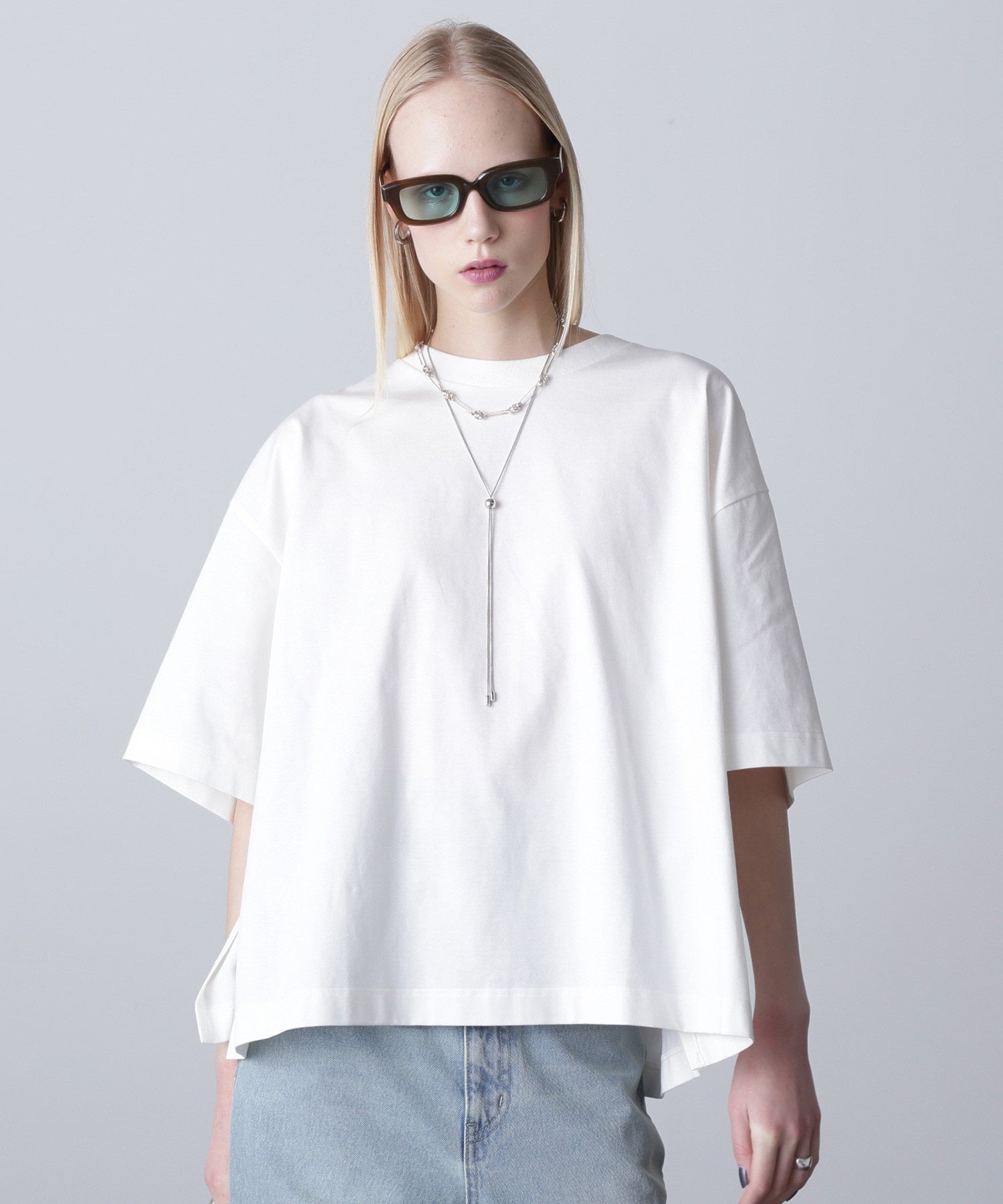 mici/BACK RIBBON S/S TEE