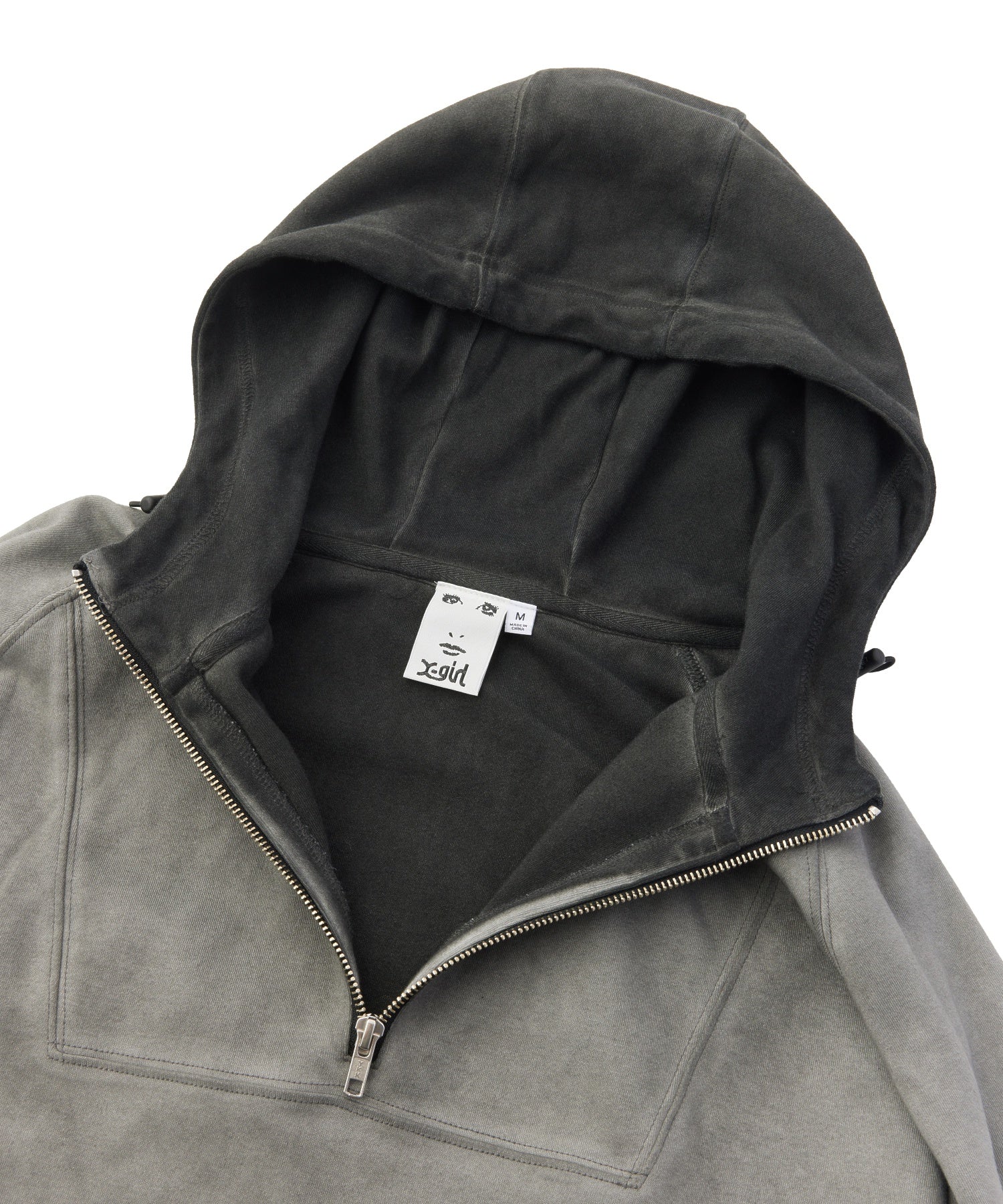 FADED ANORAK SWEATSHIRT