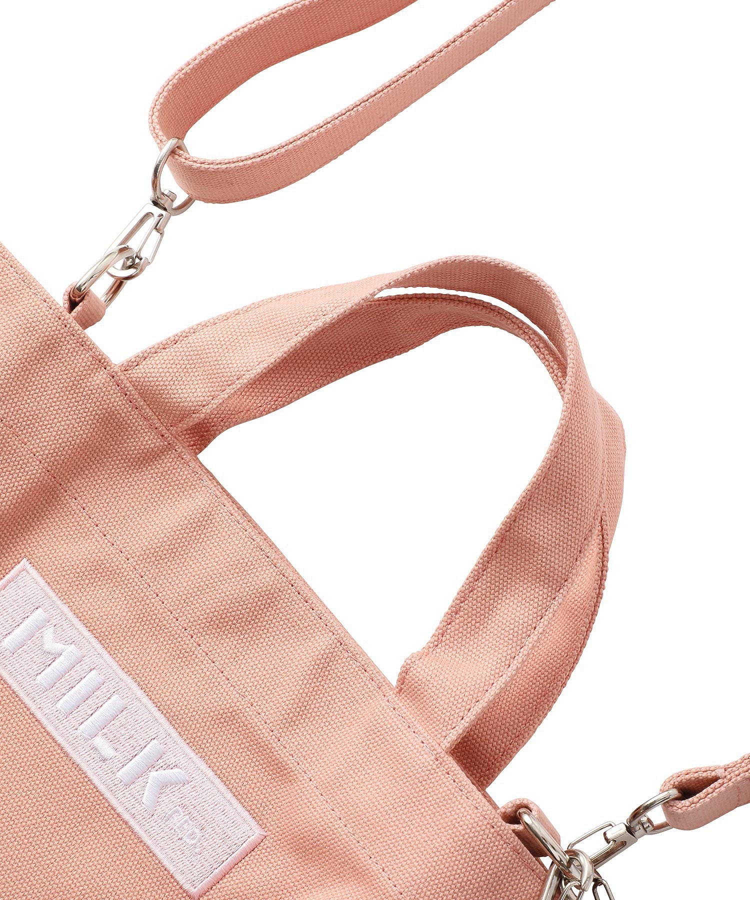 EMBROIDERED BAR SHOULDER BAG W/STRAP MILKFED.
