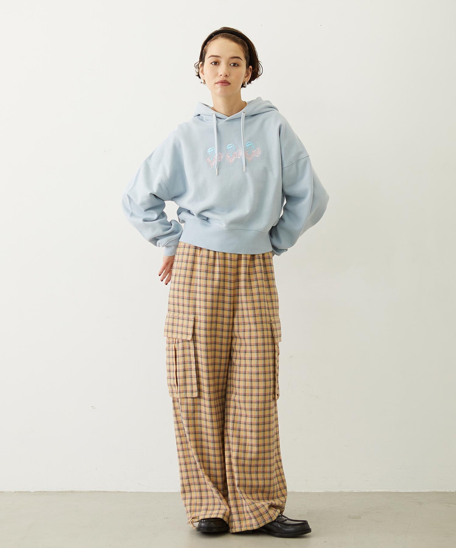 CHECKED CARGO PANTS