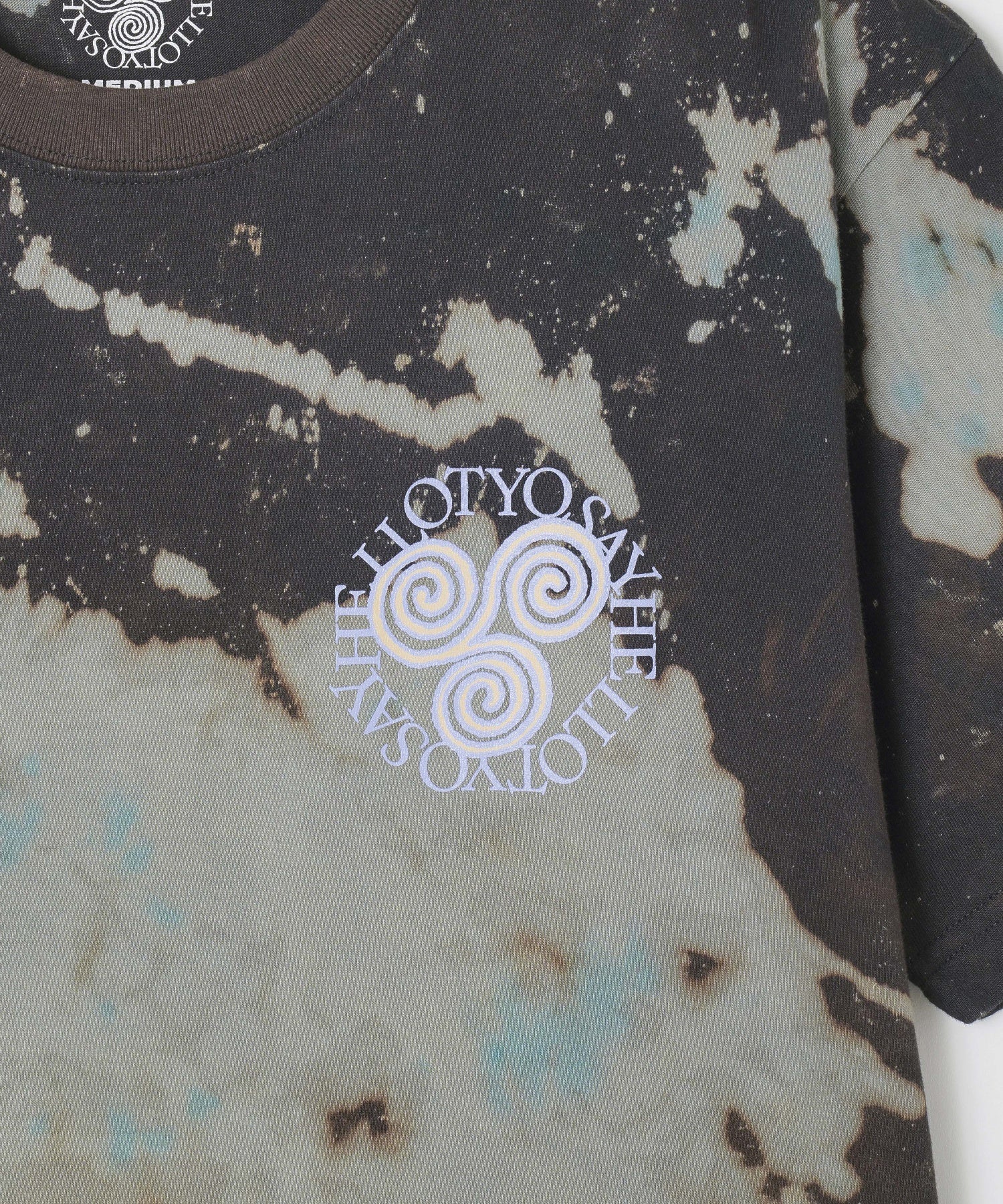 SAY HELLO/セイハロー/D.Y.E SLAP LOGO S/S TEE/24SS-06
