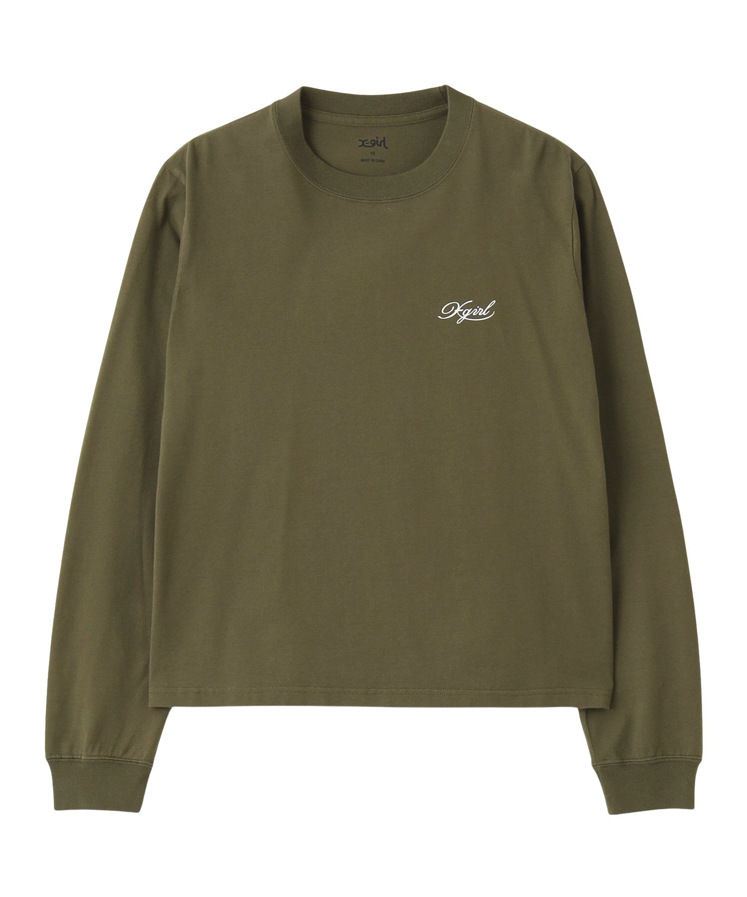 OVAL LOGO AND MESSAGE L/S TEE
