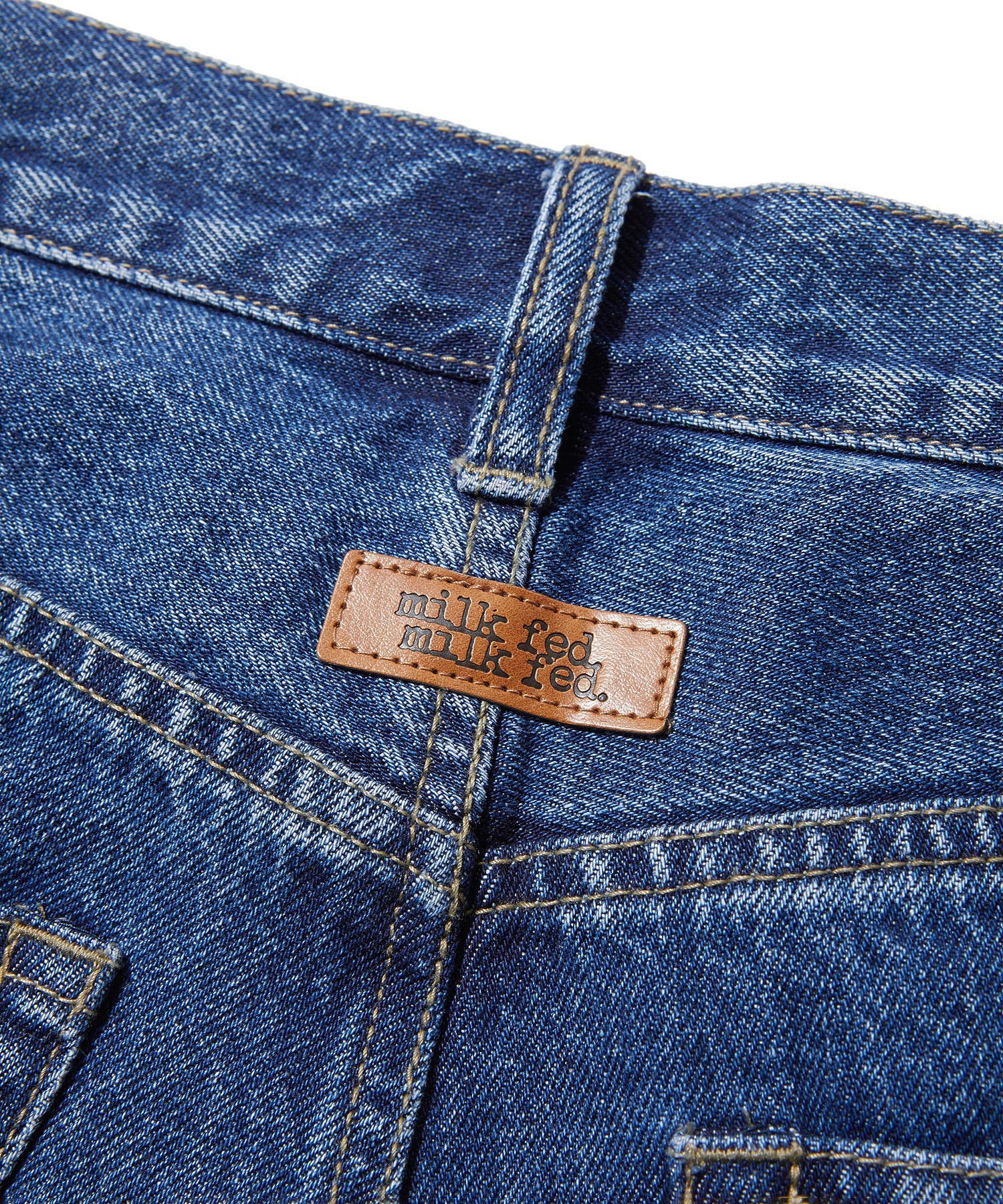 REPAIR DETAIL DENIM PANTS