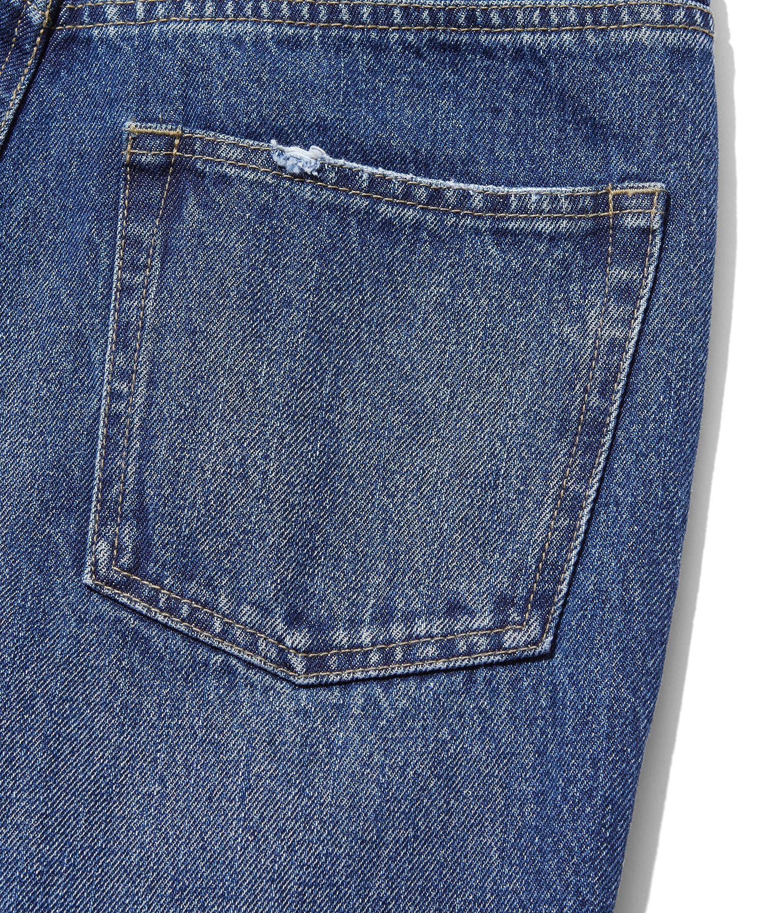 REPAIR DETAIL DENIM PANTS