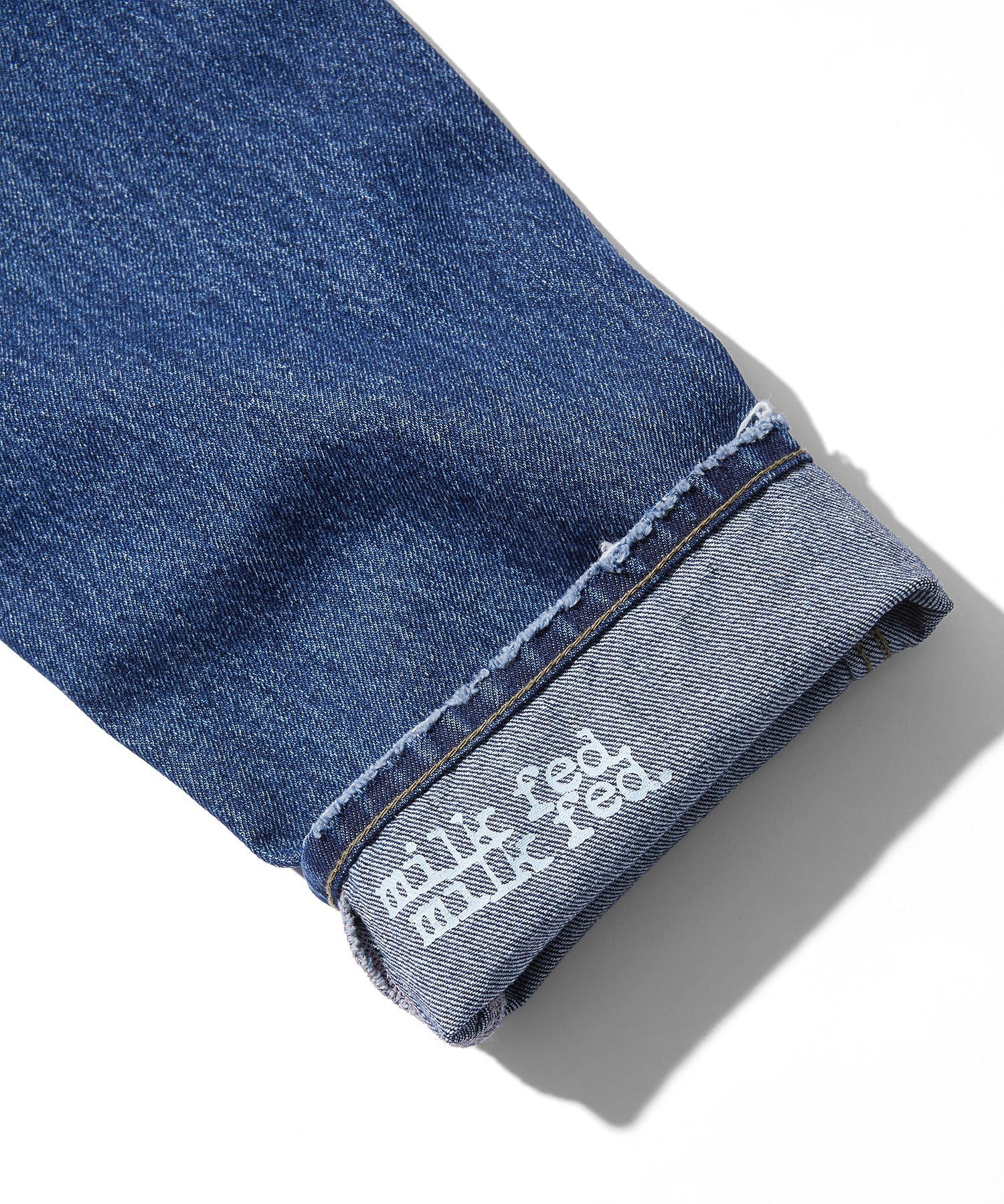 REPAIR DETAIL DENIM PANTS