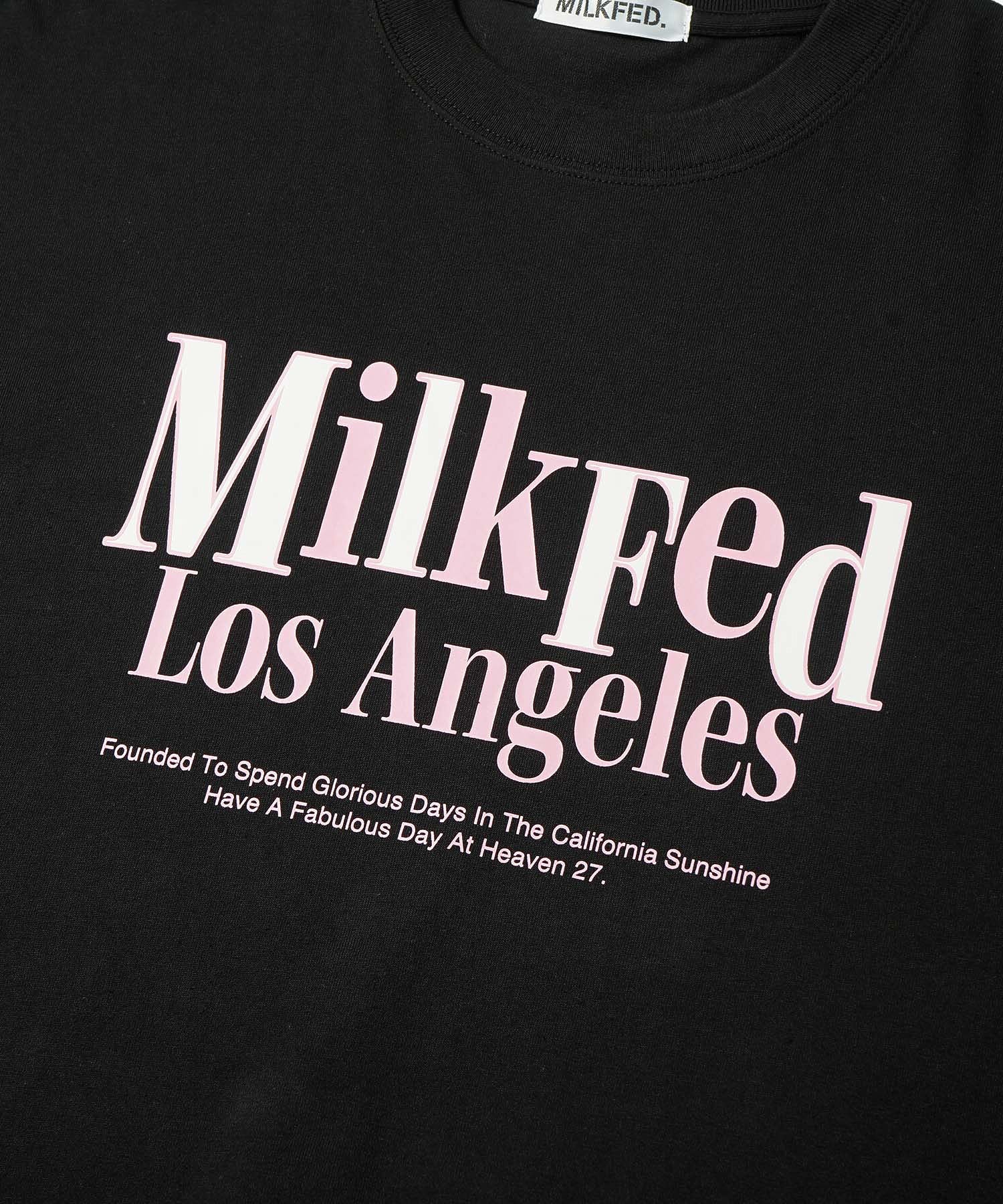 OUTLINE LOGO WIDE S/S TEE MILKFED.