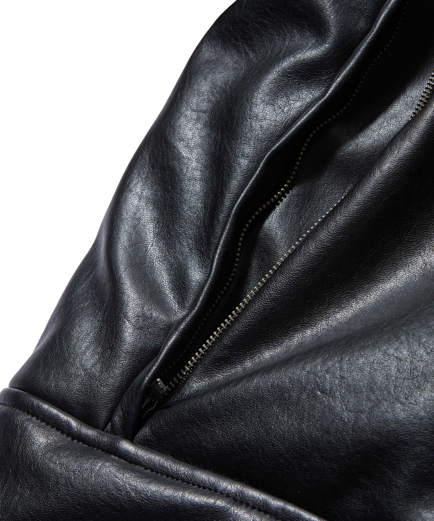 FAUX LEATHER PADDED JACKET