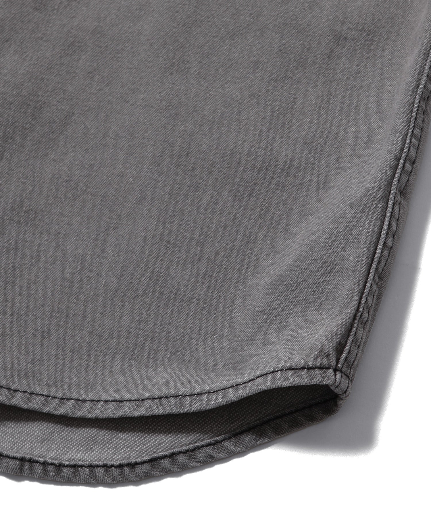 SCRIPT LOGO BLEACHED DENIM SHIRT