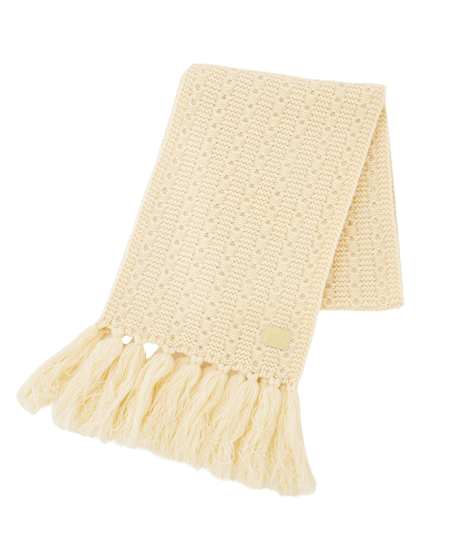 FRINGE KNIT SCARF