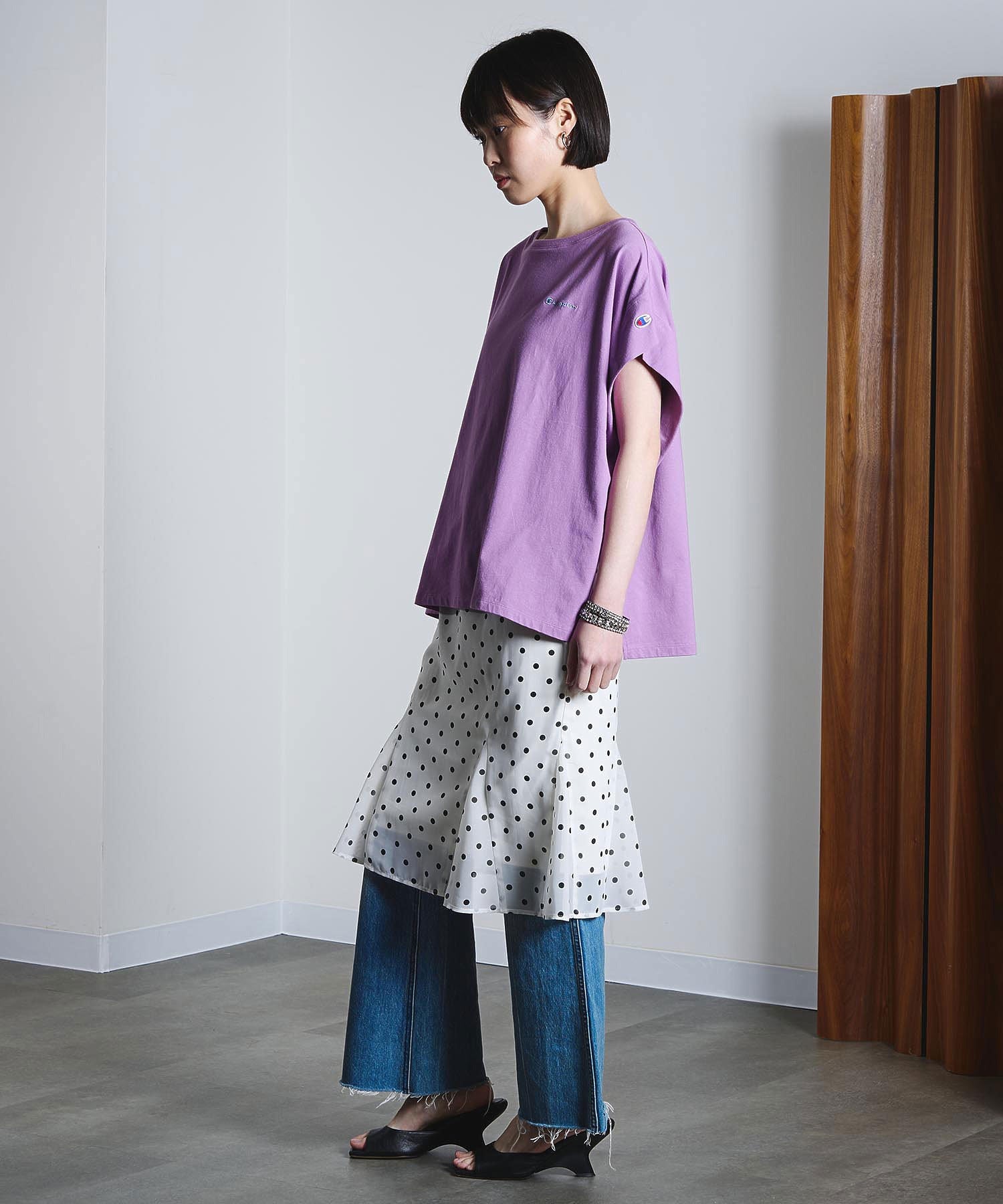model:168cm 着用サイズ:M