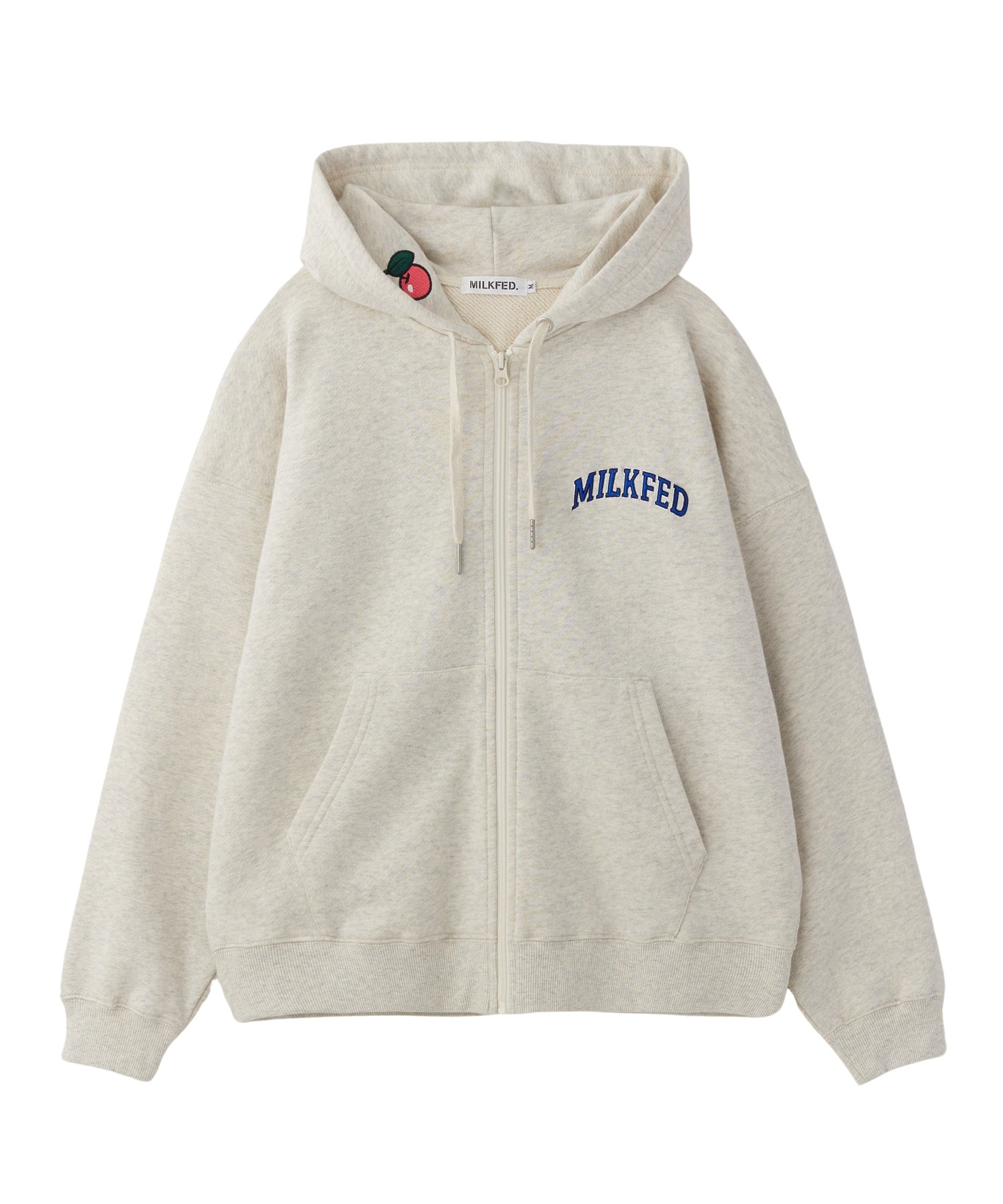 CHERRY COLLEGE LOGO ZIP UP HOODIE