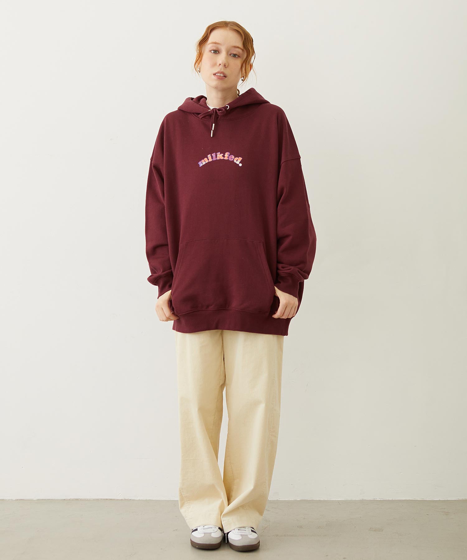 PLAID HEART SWEAT HOODIE