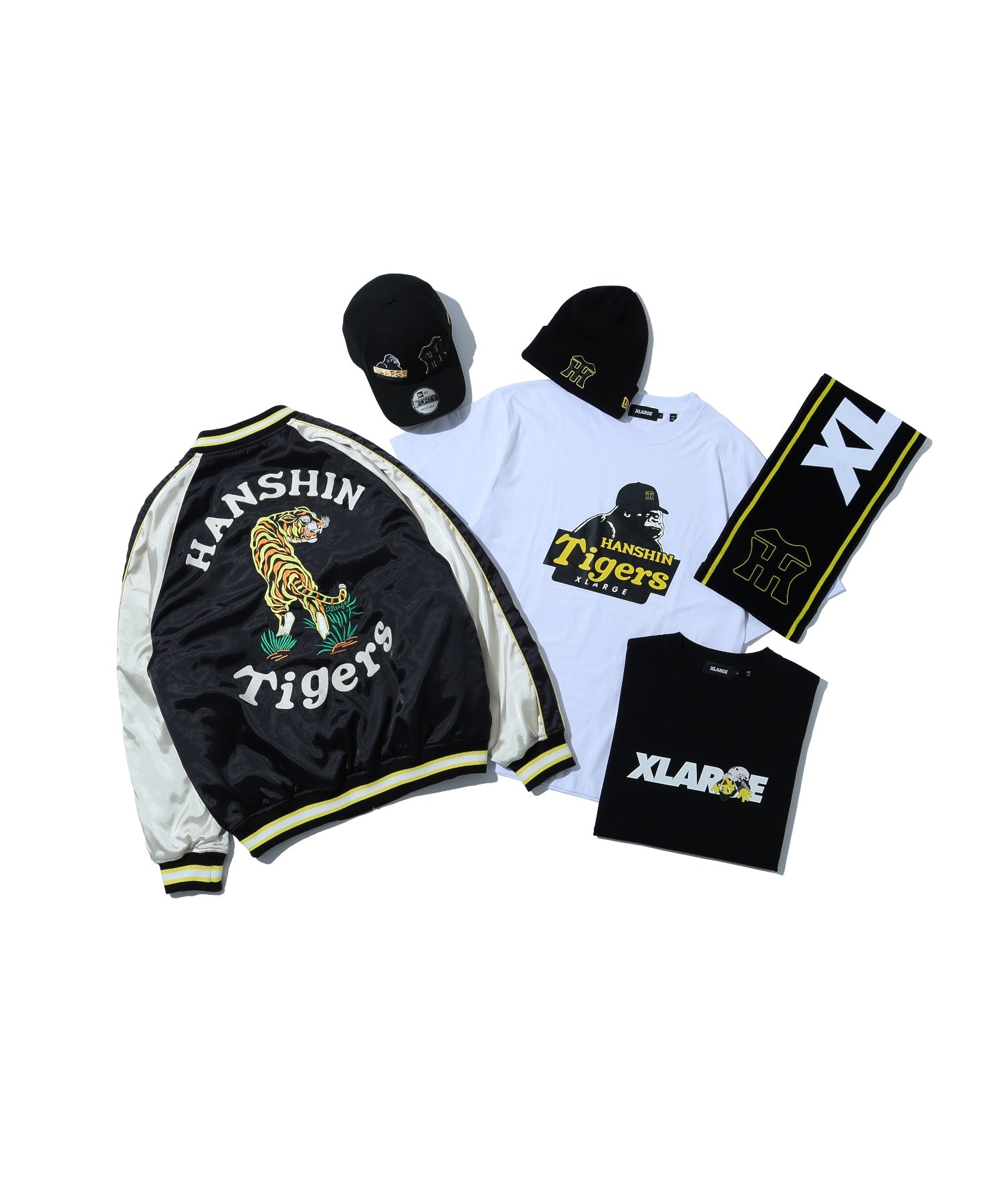XLARGE×HANSHIN TIGERS TO-LUCKY S/S TEE