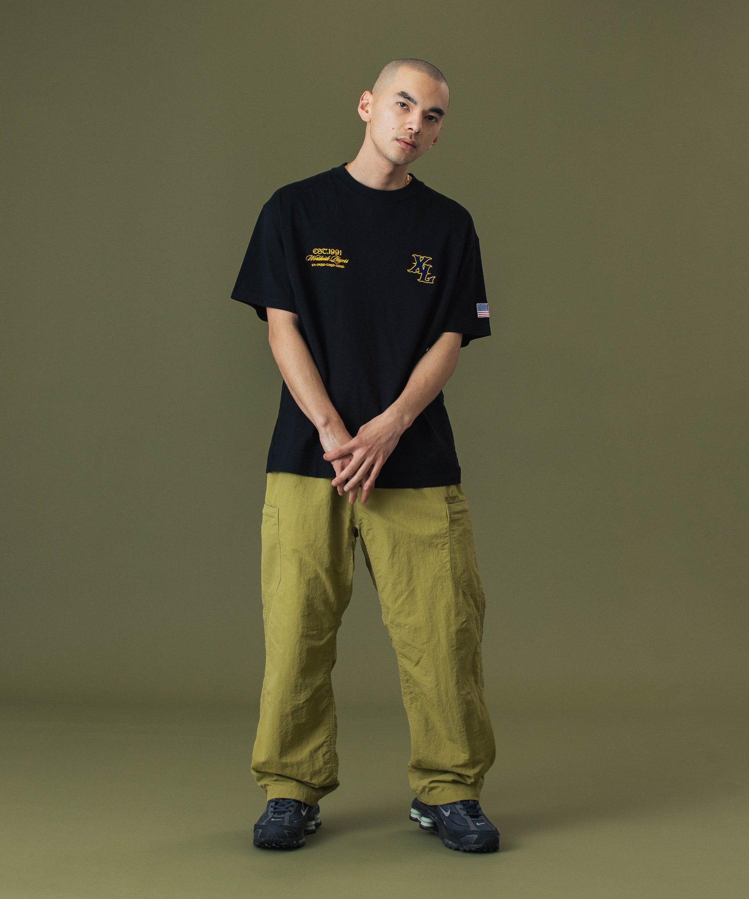TRACK NYLON PANTS